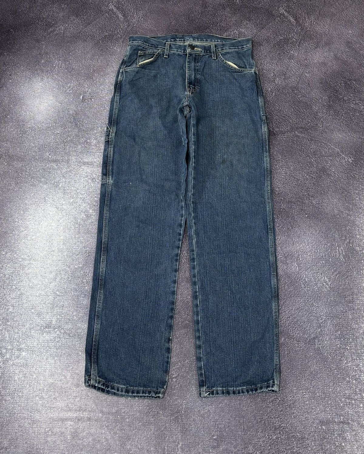 Dickies Vintage Dickies Relaxed Fit Blue Work Denim Hype Jeans Size US 32 / EU 48 - 2 Thumbnail