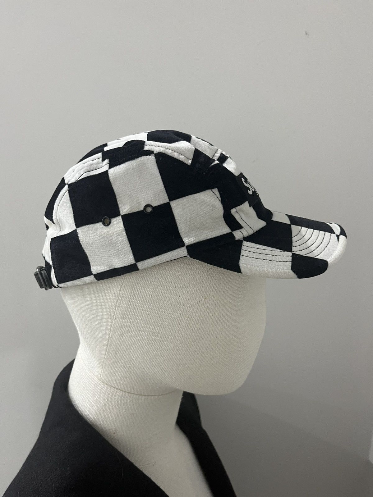 Supreme AW2020 Supreme Velour Checkered Cap Size ONE SIZE - 3 Thumbnail