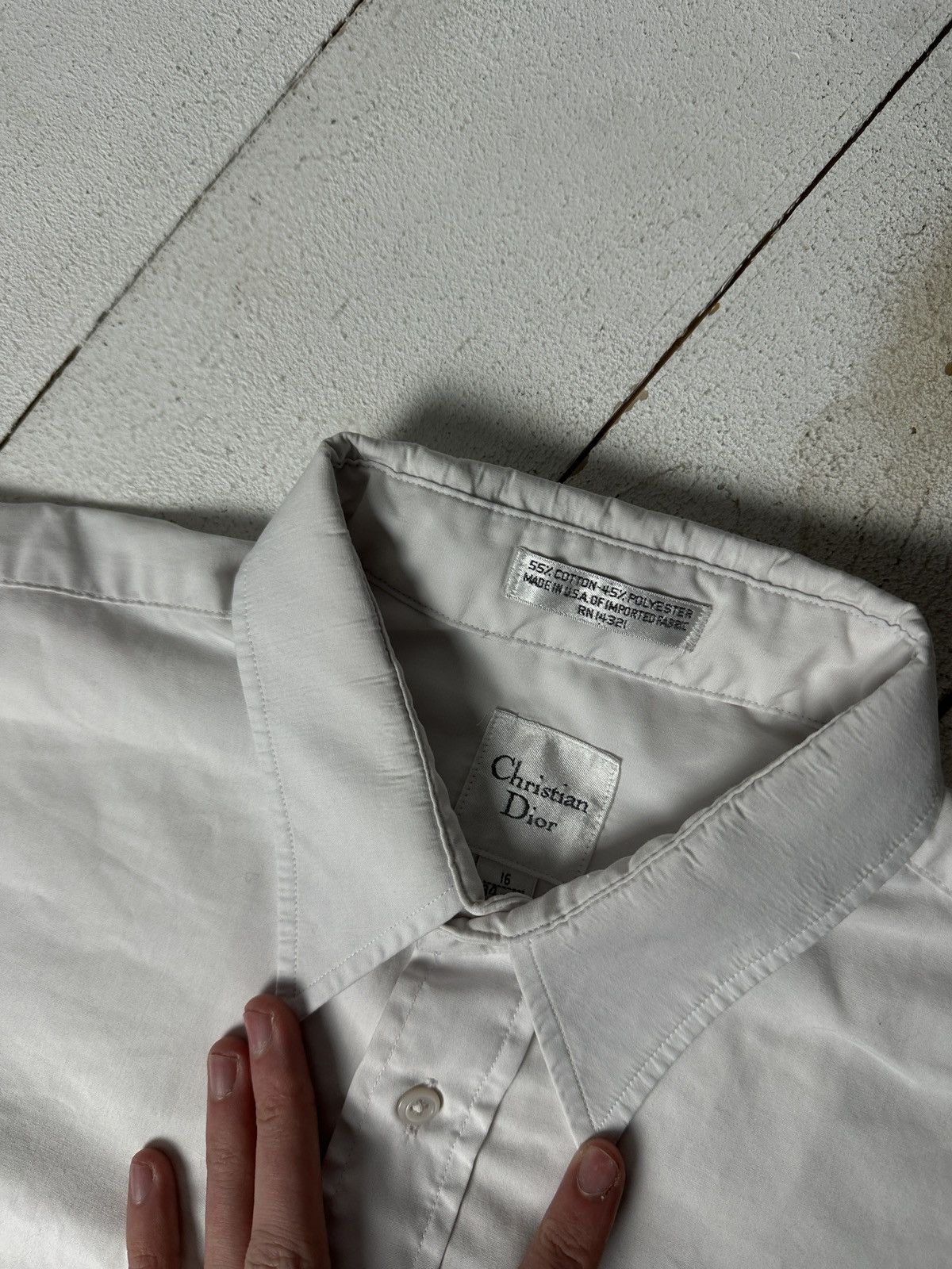 Dior 🚨Vintage 90s Christian Dior shirt LUXURY OLD MONEY Size US L / EU 52-54 / 3 - 5 Thumbnail