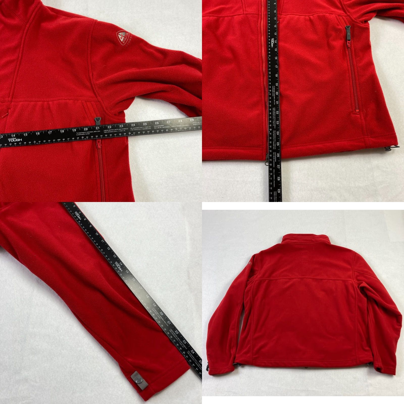 Nike Nike ACG Therma-Fit Jacket Women's Large Red Fleece Full Zip Long Sleeve Coat Size L / US 10 / IT 46 - 8 Thumbnail