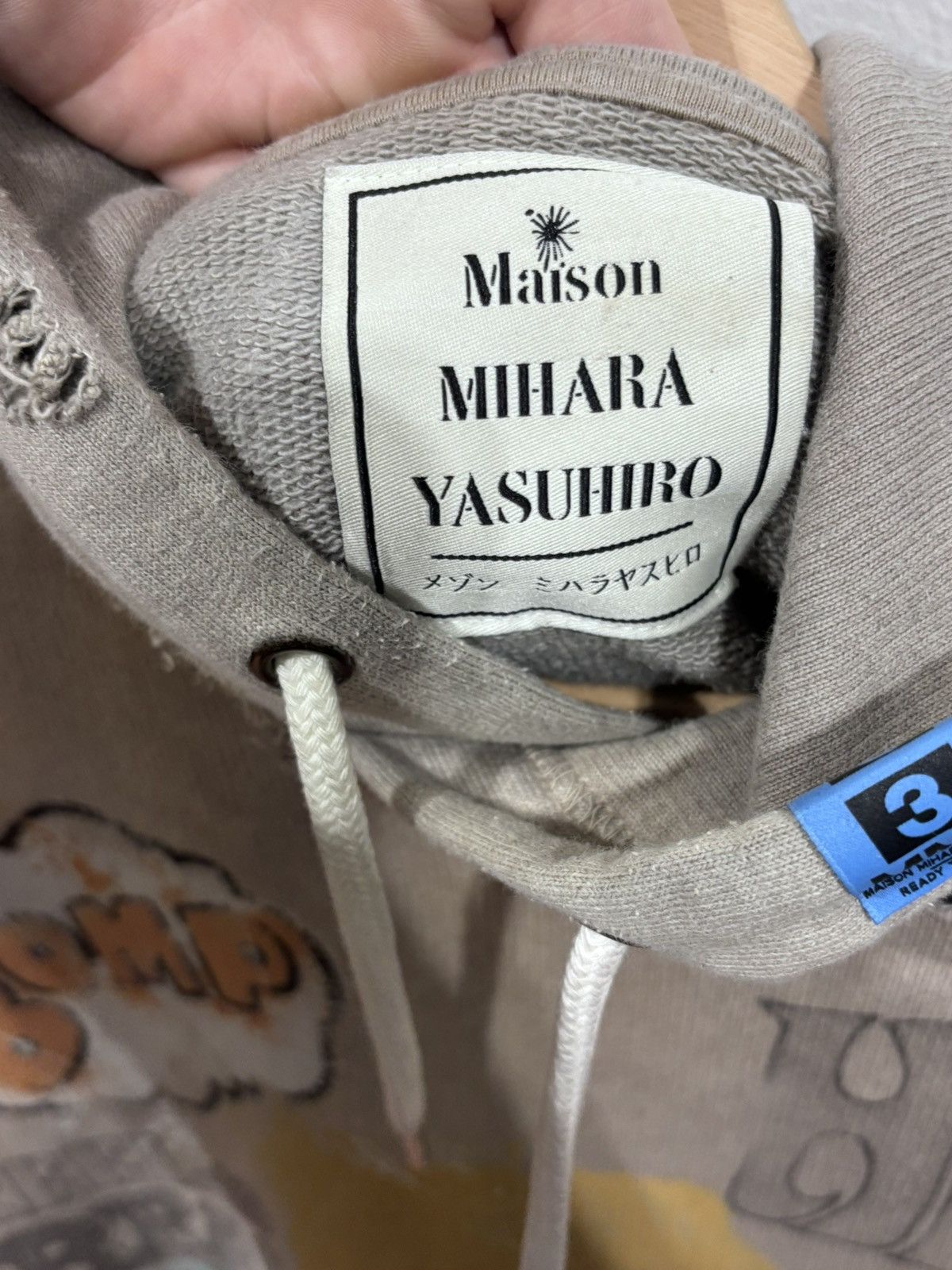 Maison MIHARA YASUHIRO Maison Mijara Yasuhiro Vintage Short Sleeve Hoodie Size US L / EU 52-54 / 3 - 4 Thumbnail