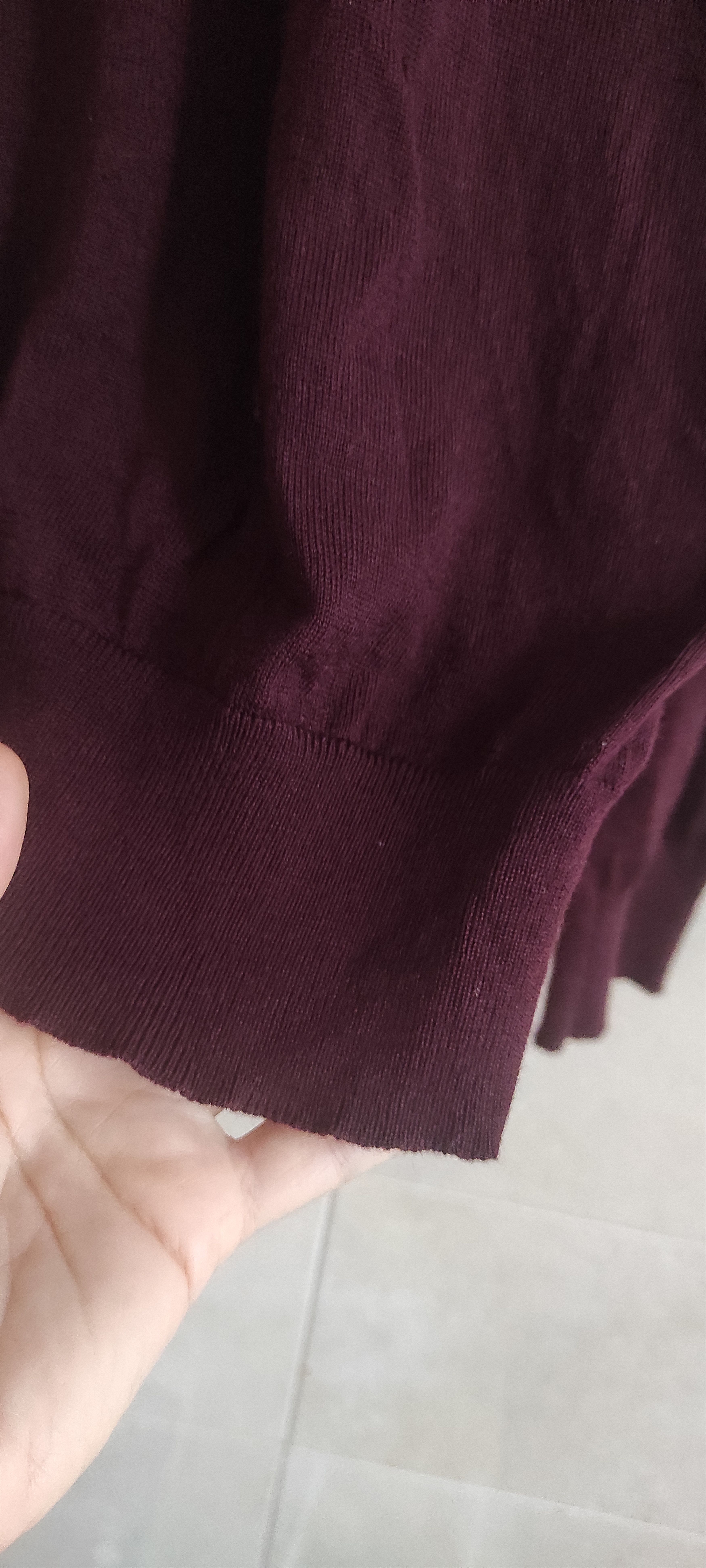 Polo Ralph Lauren Polo Ralph Lauren Knit Merino Red Wine Crew Neck Pullover Size US XL / EU 56 / 4 - 9 Thumbnail