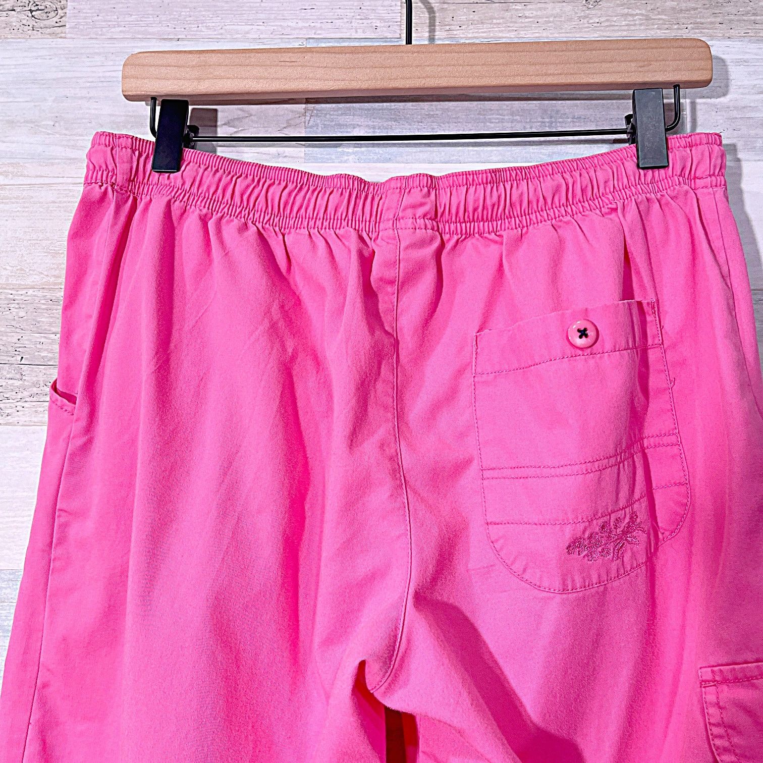 Other LAURA ASHLEY Cargo Scrub Pants Pink Womens 4 Size 28" / US 6 / IT 42 - 5 Thumbnail