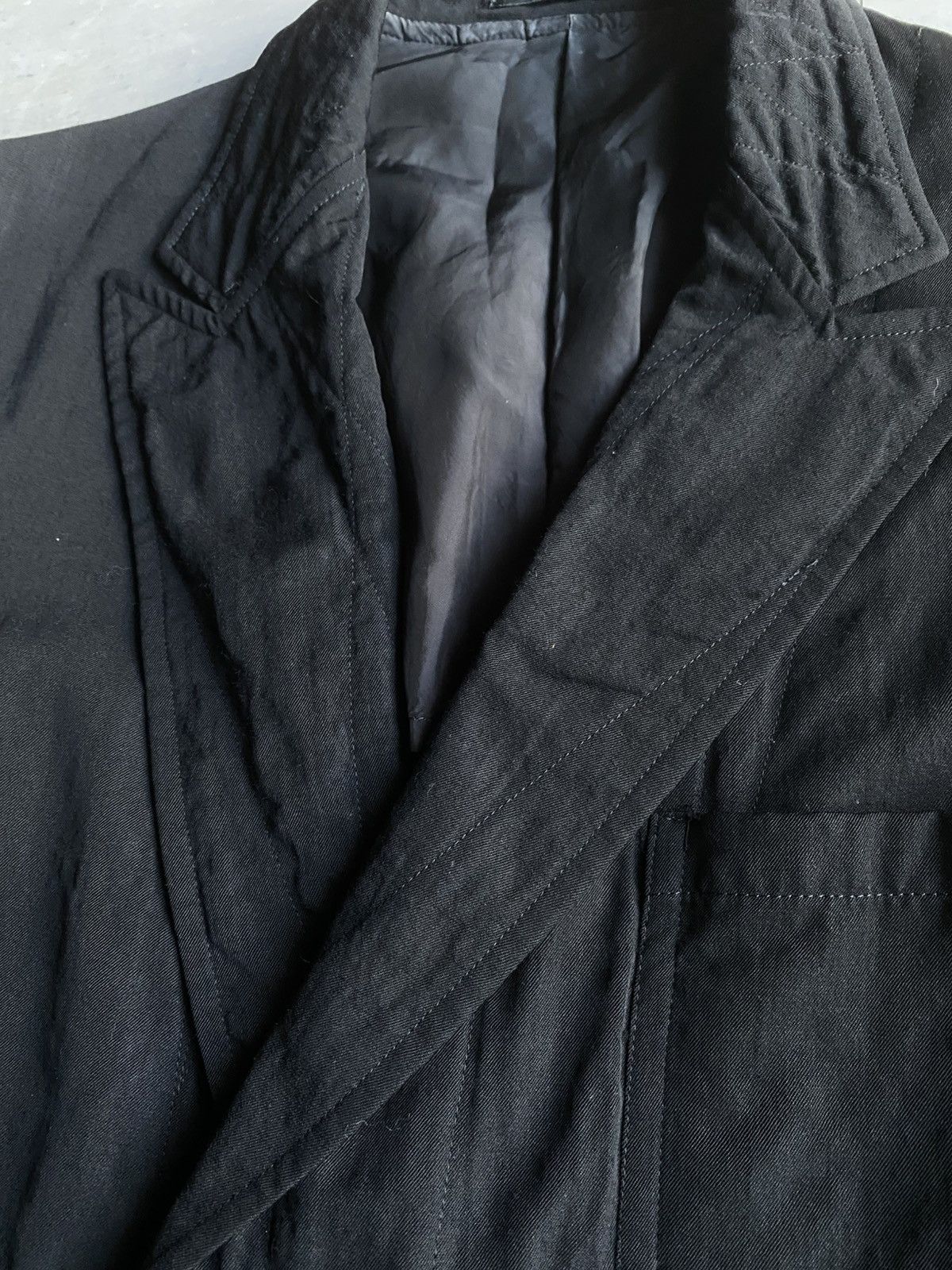 Yohji Yamamoto Vintage SS00 Oversize Double Breath Blazer Size S / US 4 / IT 40 - 4 Thumbnail