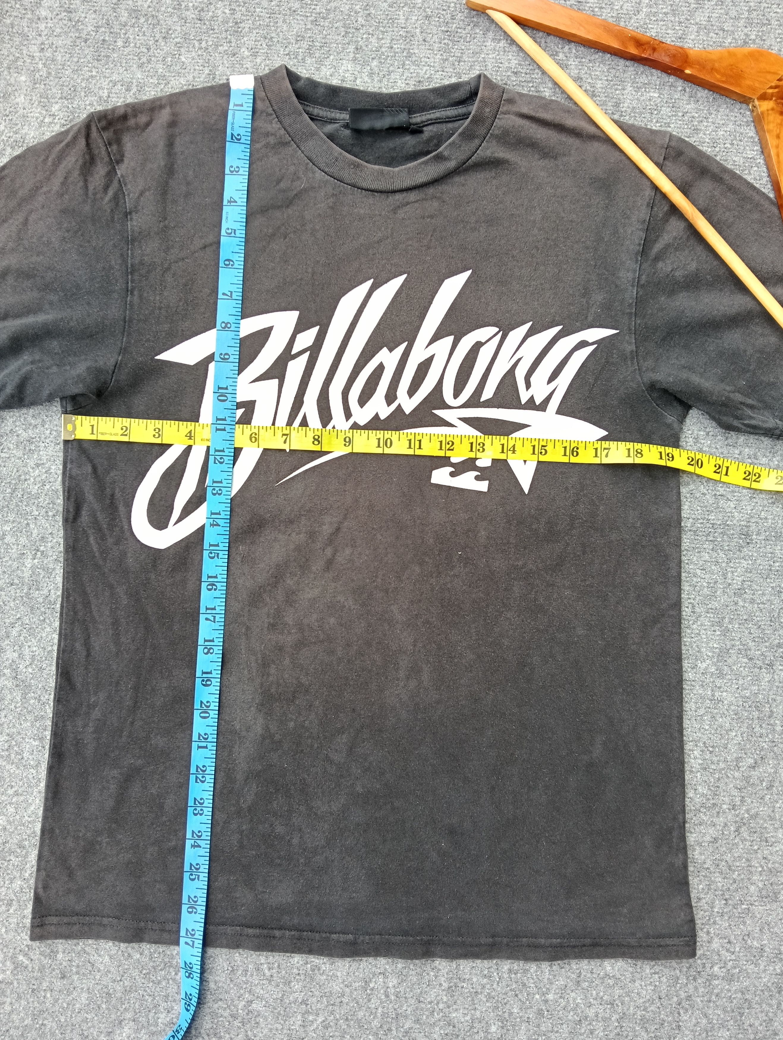 Billabong VINTAGE BILLABONG FADED BLACK T-SHIRT. Size US M / EU 48-50 / 2 - 2 Thumbnail