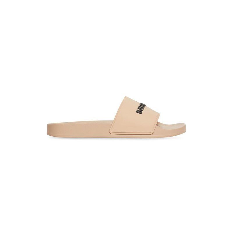 Balenciaga o1srvl11e0825 Size: 32 / KIDS - Pool Slide Sandals in Beige Size US 5 / EU 37 - 1 Thumbnail