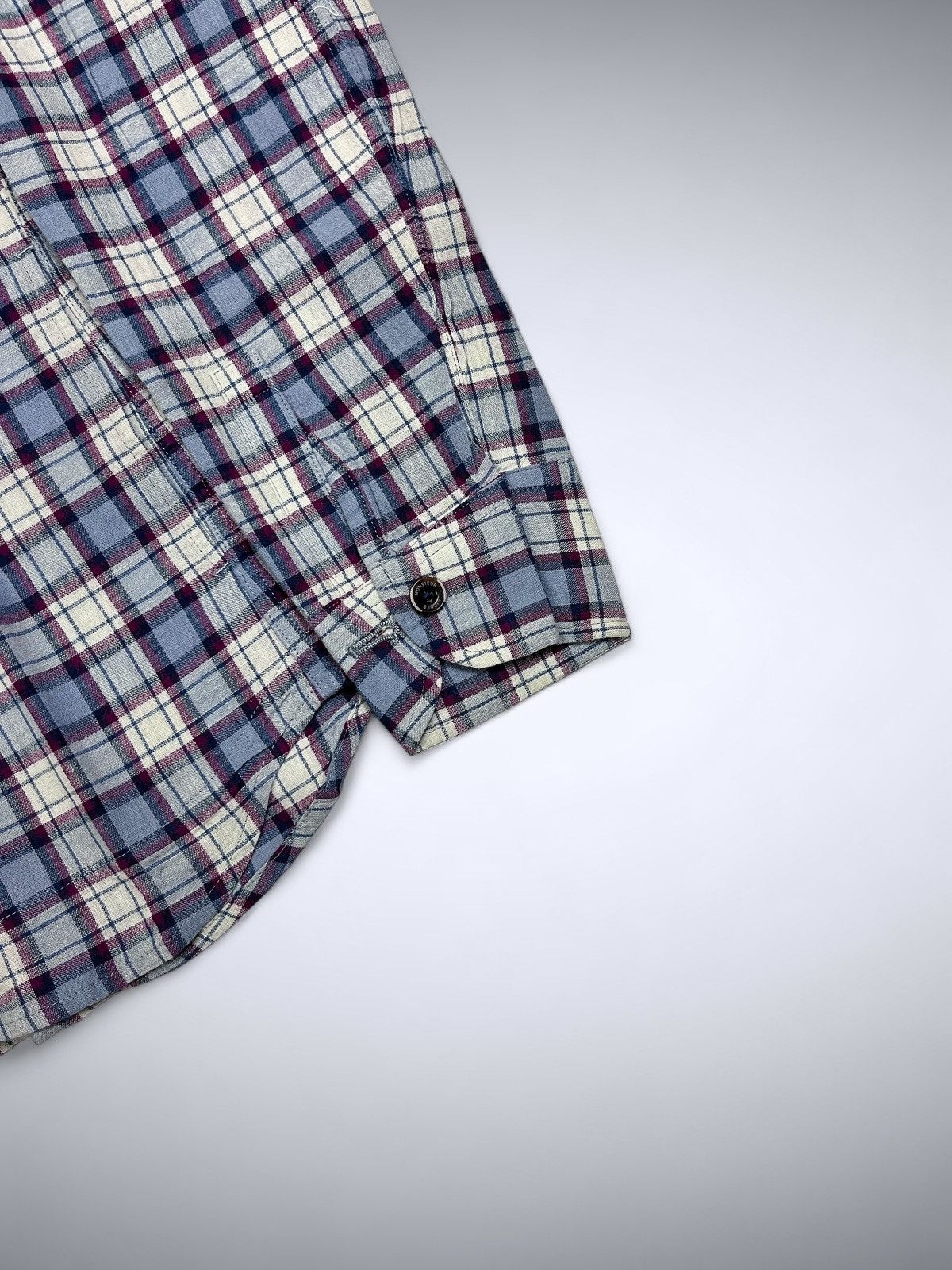 Hysteric Glamour × If Six Was Nine × Le Grande Bleu (L.G.B.) Monsieur Nicole Multipocket Semi Blazer Plaid Flannel Size M / US 6-8 / IT 42-44 - 3 Thumbnail