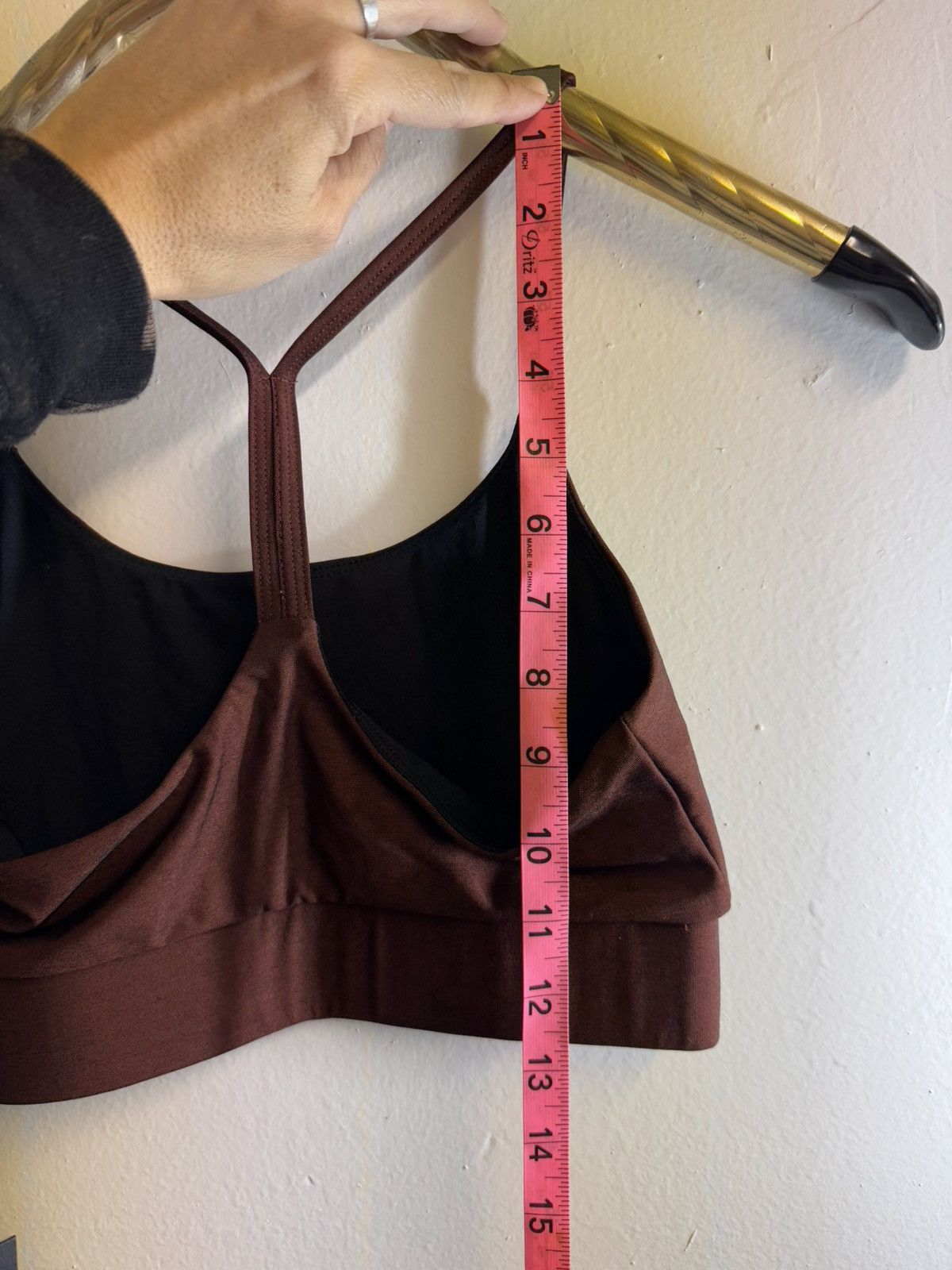 Carbon NWT Twenty Montreal shimmery Brown sports bra XS Carbon38 Size XS / US 0-2 / IT 36-38 - 9 Thumbnail