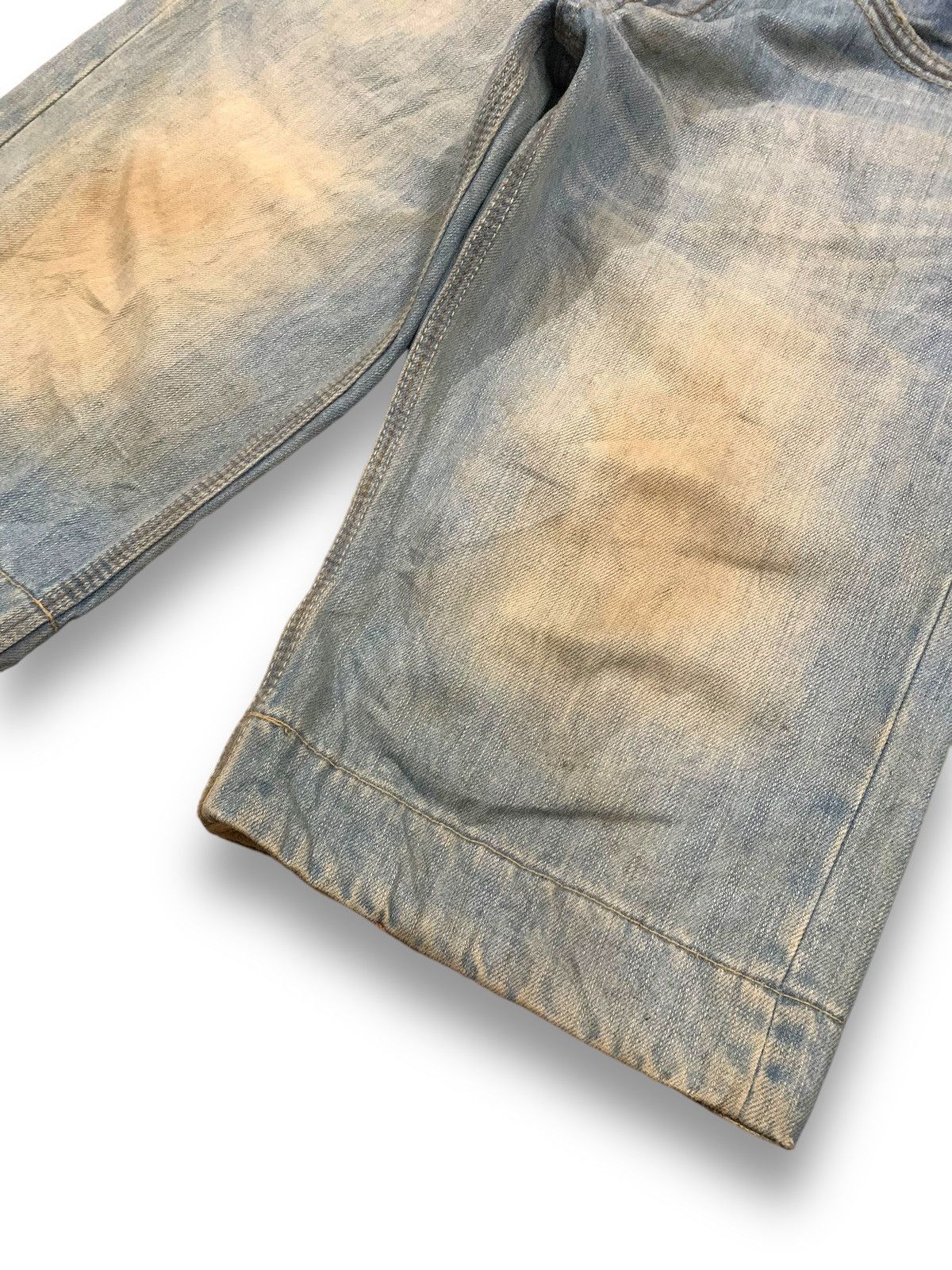 14th Addiction Vintage Japanese Brand Dominate Mud Wash Grunge Jorts Denim Size US 30 / EU 46 - 10 Thumbnail