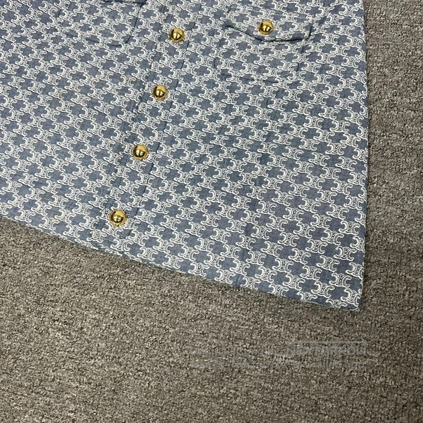 Celine CELINE SIZE L Full-print half-length skirt or short dress| Size 30" / US 8 / IT 44 - 5 Thumbnail