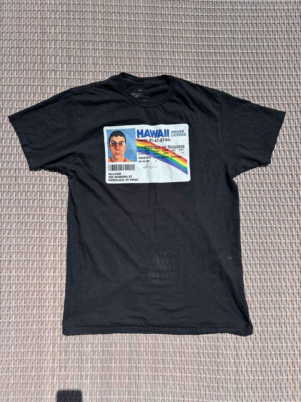 Other Superbad McLovin Hawaii ID Graphic Tee Size US L / EU 52-54 / 3 - 2 Thumbnail