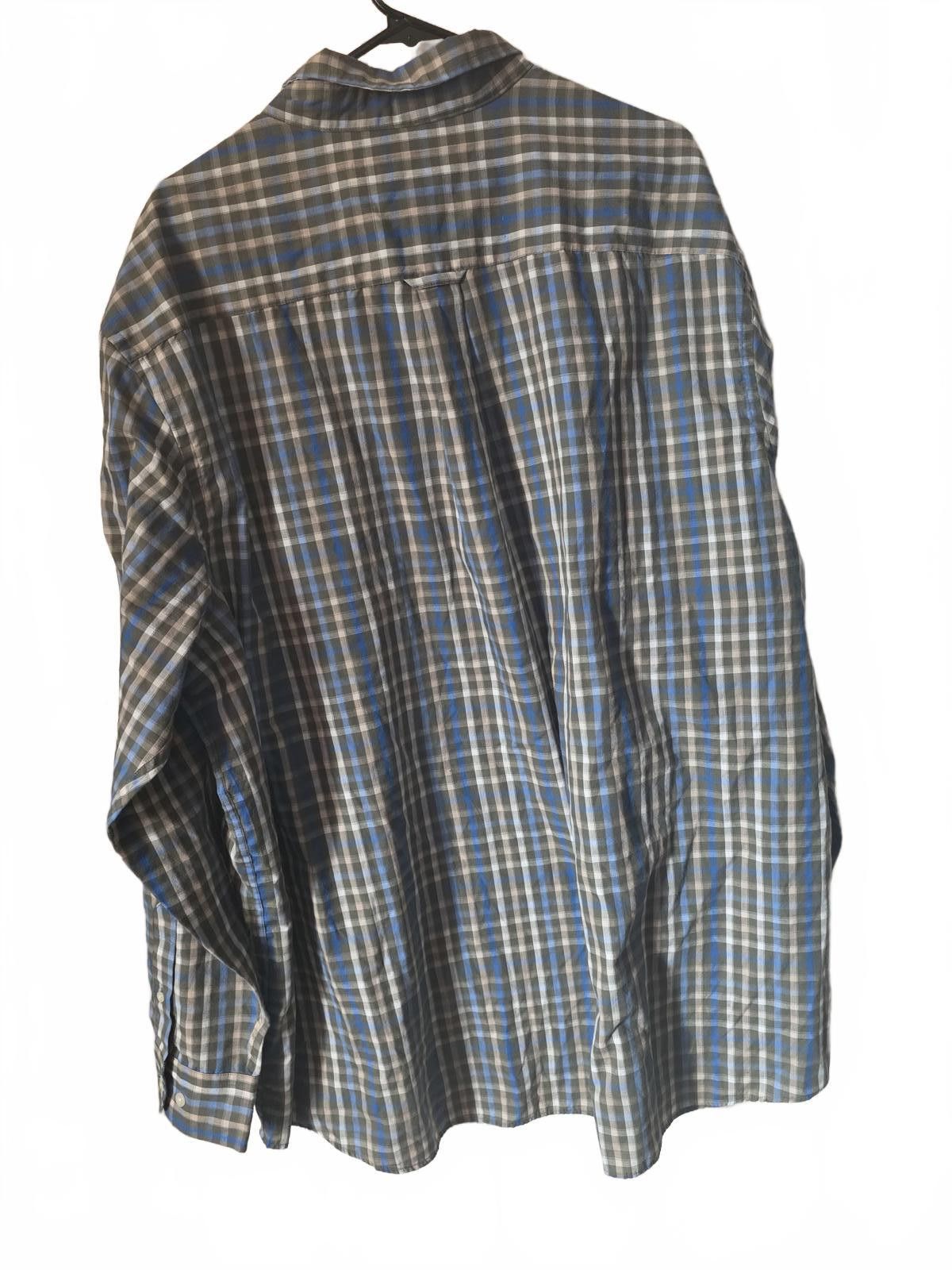 Saddlebred Saddlebred Men's Plaid Button Down Long Sleeve Shirt 3XLT Size US XXL / EU 58 / 5 - 2 Thumbnail