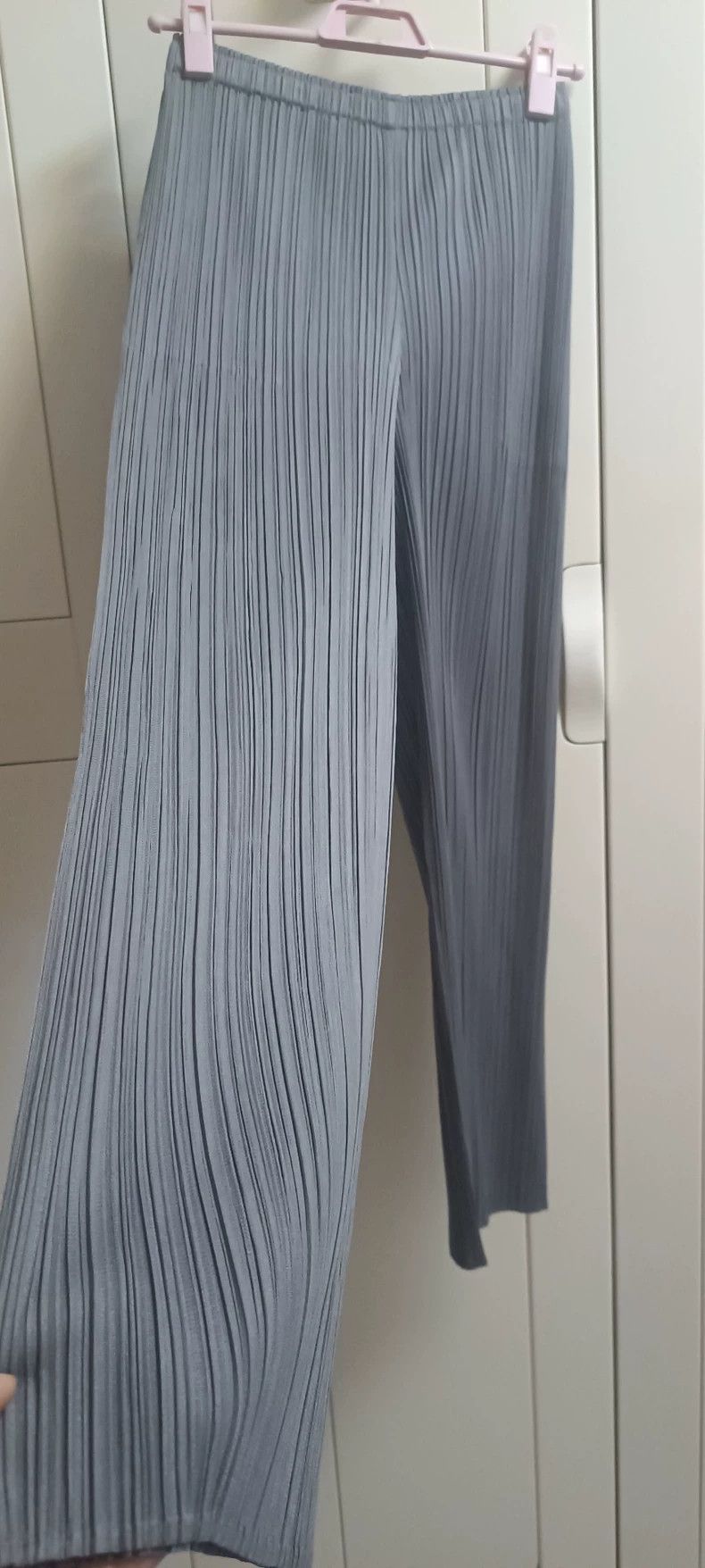 Issey Miyake issey miyake size:3 Grey pleated straight-leg pants Size 42" / US 20 - 2 Thumbnail