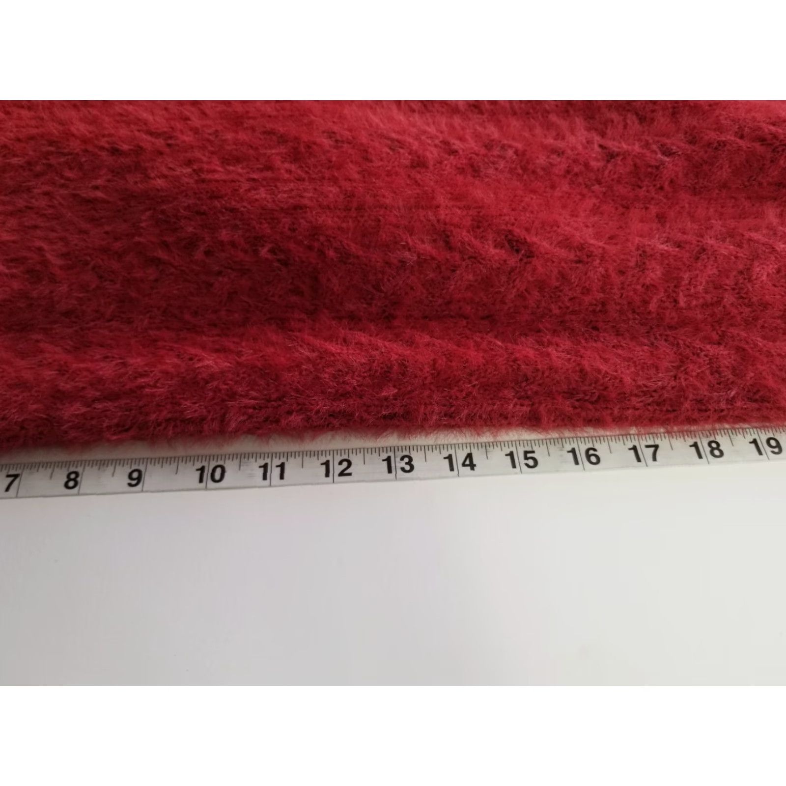 Lucky Brand Lucky Brand Womens Sweater XL Burgundy V Neck Relaxed Distressed Pullover Shaggy Size XL / US 12-14 / IT 48-50 - 7 Thumbnail
