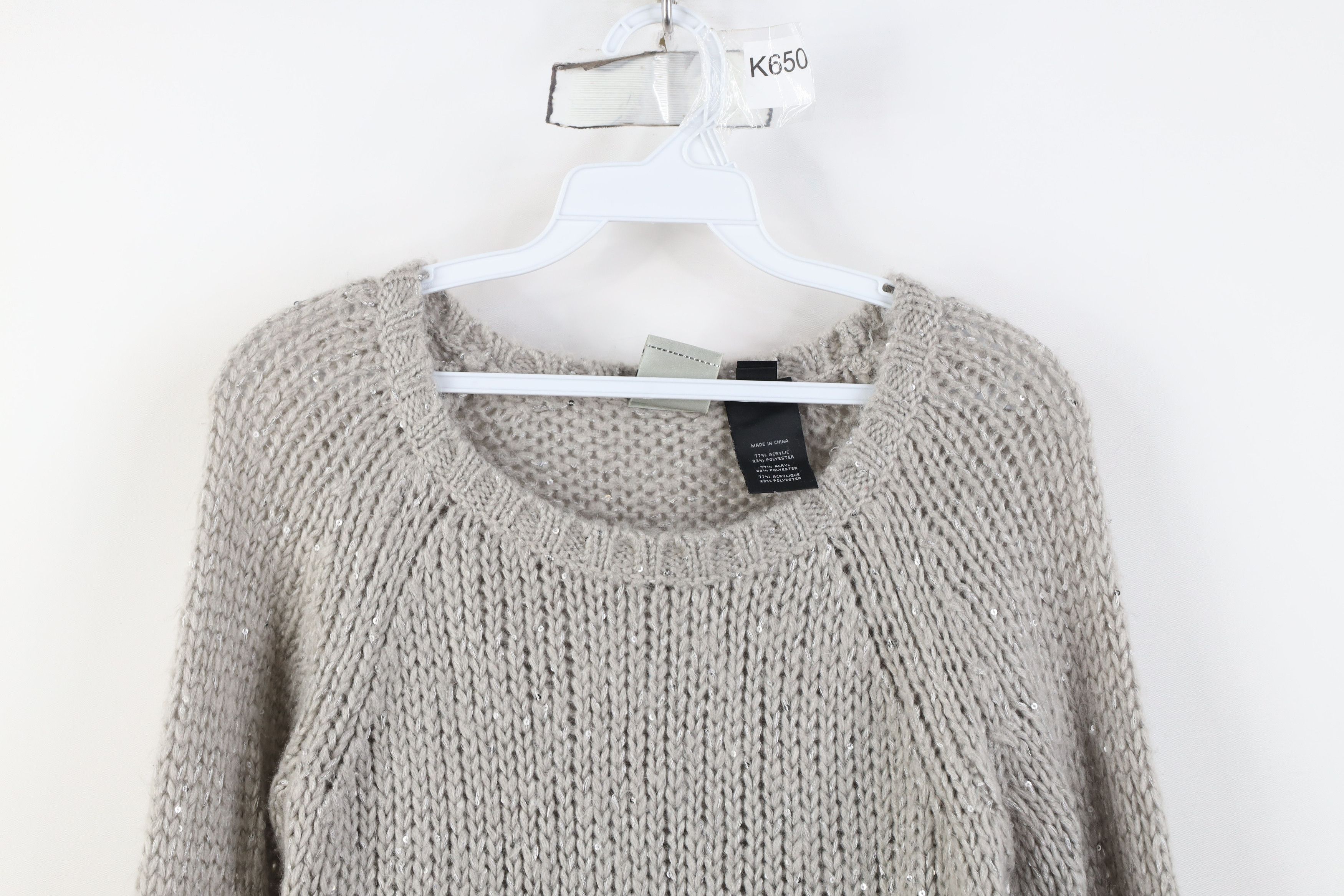 Harley Davidson Vintage Y2K Harley Davidson Sequin Ribbed Knit Sweater Size M / US 6-8 / IT 42-44 - 2 Thumbnail