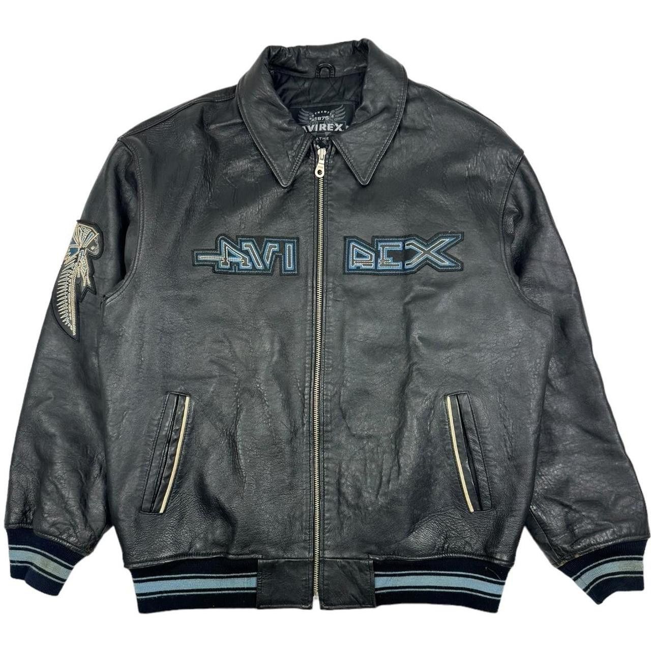 Avirex Avirex Leather Jacket Size US XL / EU 56 / 4 - 2 Thumbnail