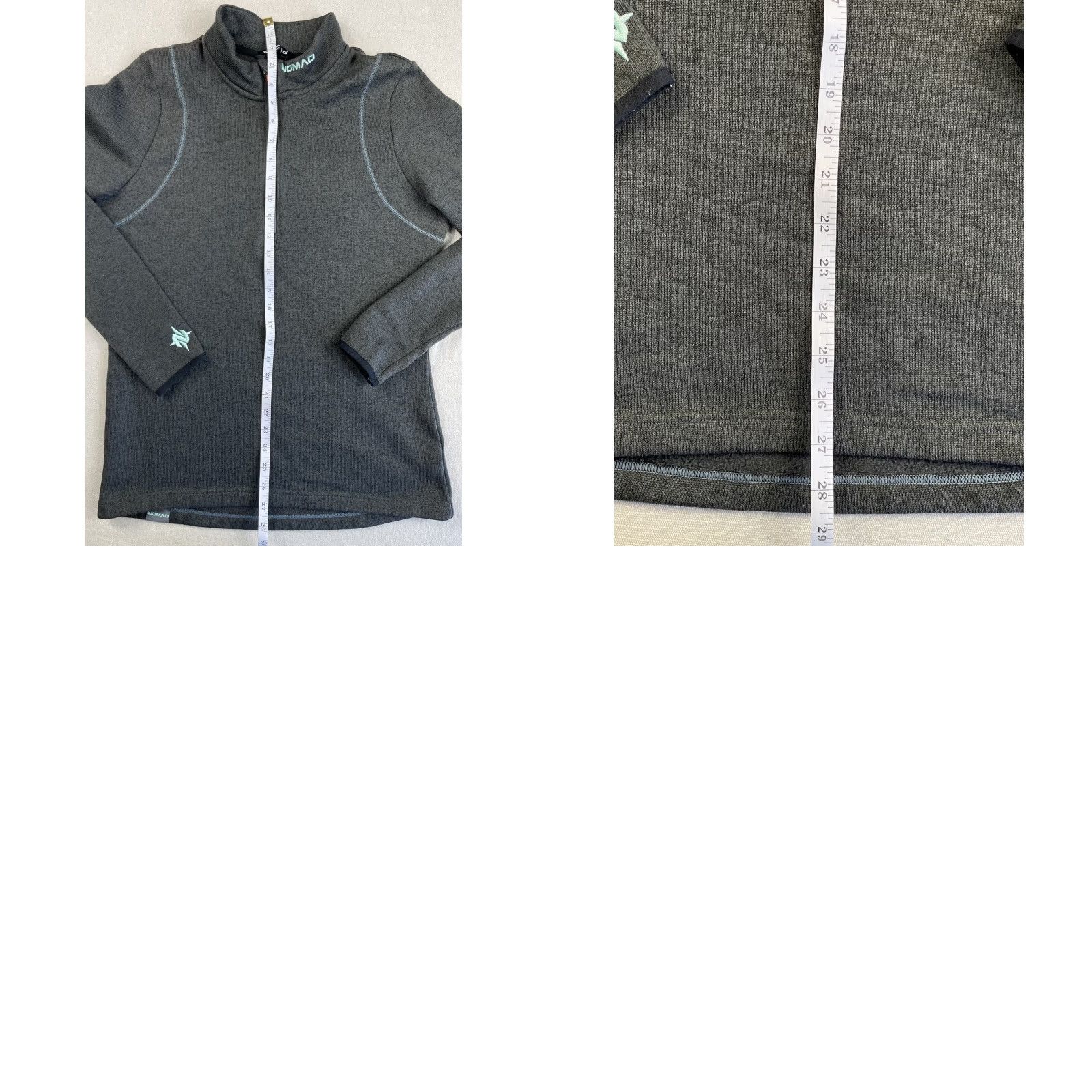 Nomad Nomad Slaysman 1/4 Zip Fleece Synchilla Ski Hiking Sz L Dark Gray Mock Sweatshirt Mens Size L / US 10 / IT 46 - 8 Thumbnail