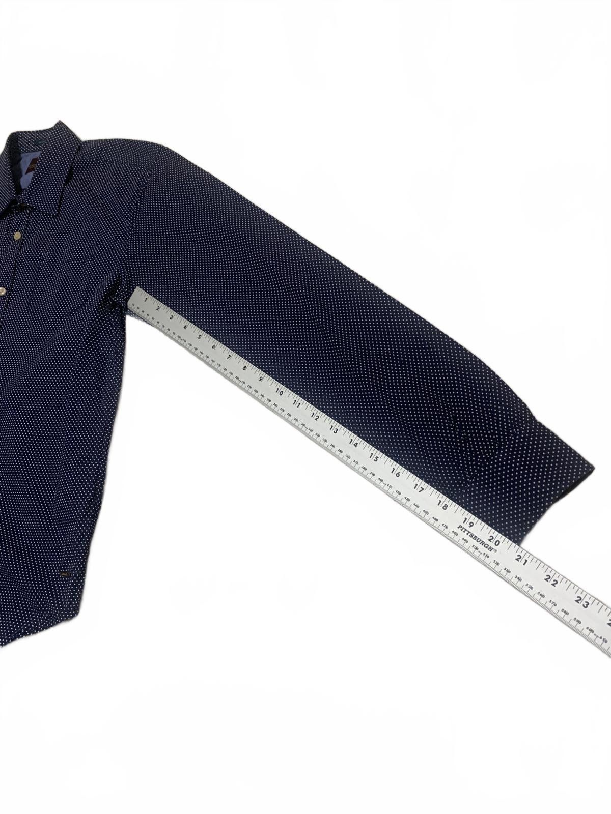 Scotch & Soda Scotch & Soda Navy Blue Polka Dot Button Up Shirt S Size US S / EU 44-46 / 1 - 10 Thumbnail