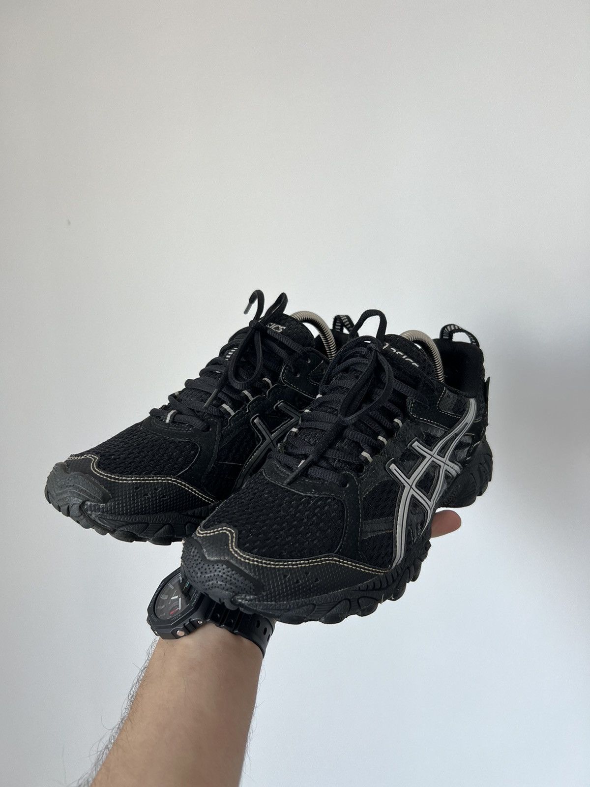 Asics × Goretex Asics Gel Trail Goretex Black Low Sneakers Hype Rare Y2k Size US 8 / EU 41 - 4 Thumbnail