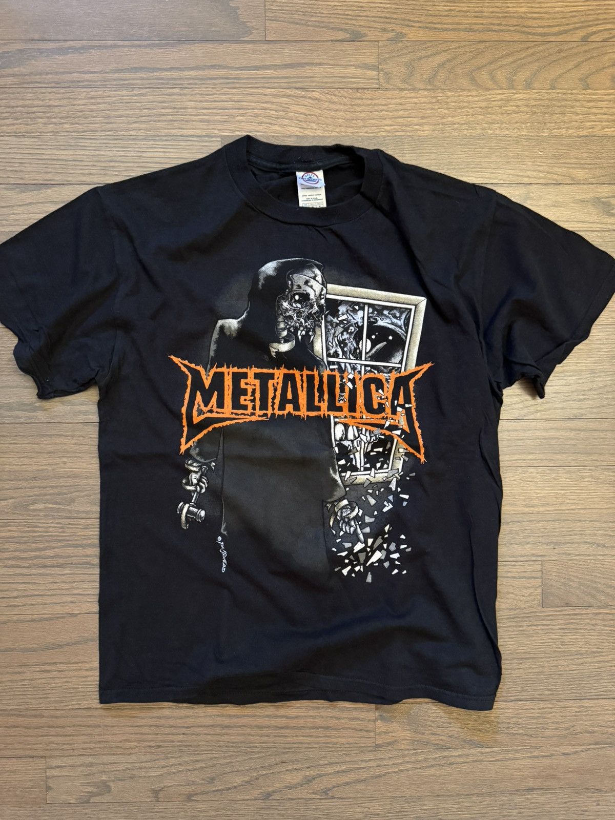 Band Tees Vintage Metallica x Pushead T-Shirt Size US M / EU 48-50 / 2 - 1 Thumbnail