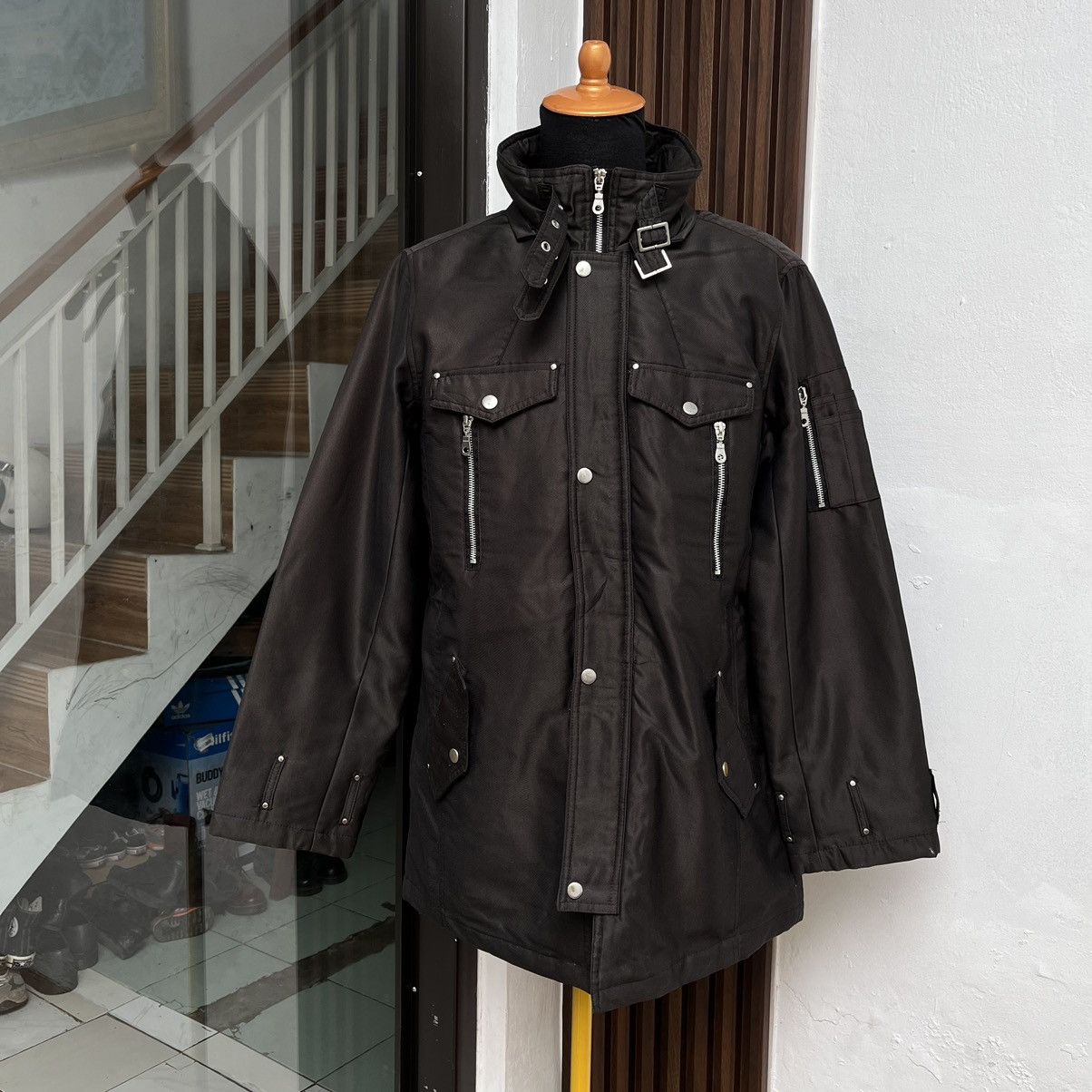 IF Six Was Nine D'Homme A Homme Multi Pocket Jacket
