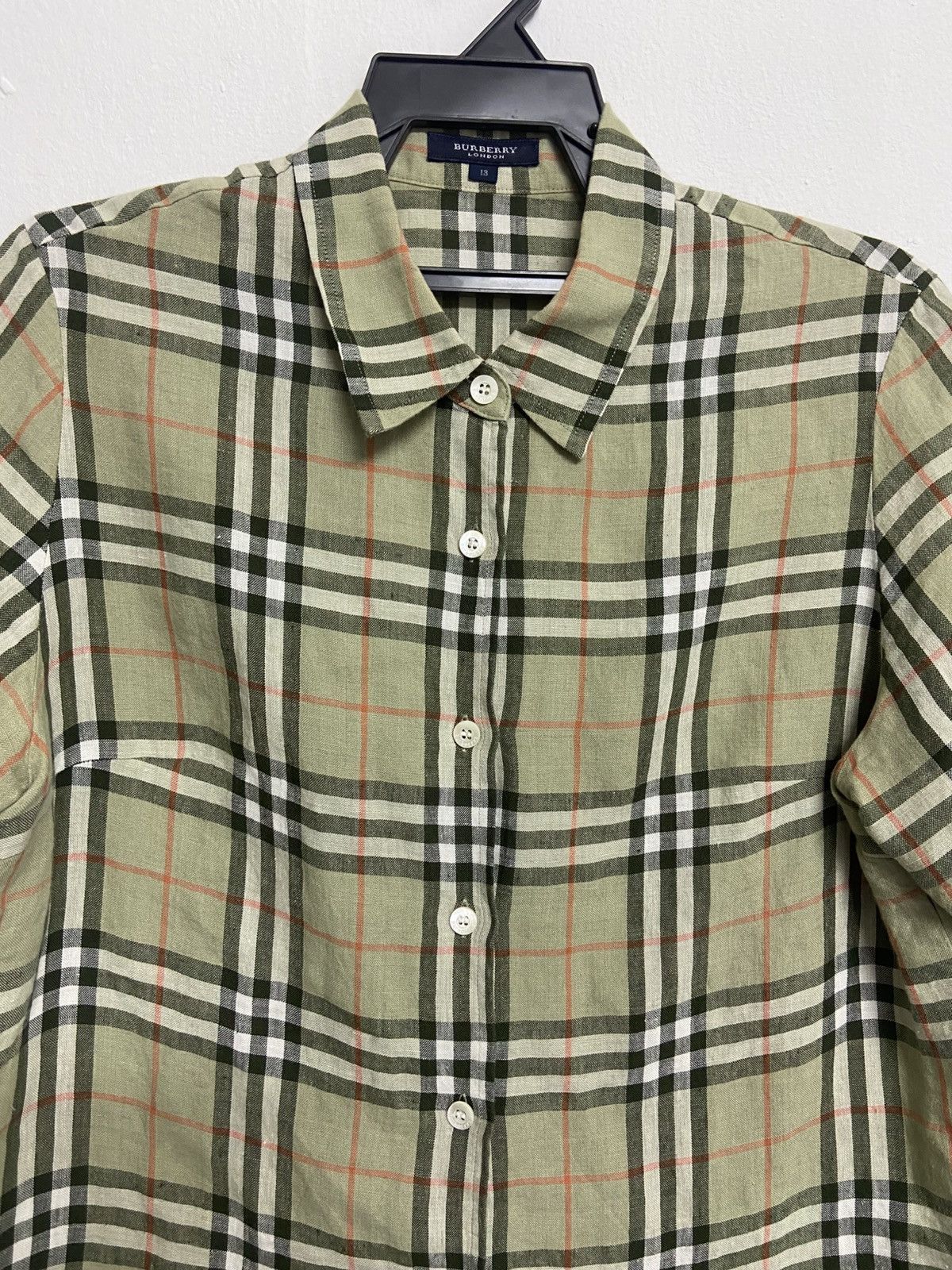Burberry Burberry London Nova Check Short Sleeve Shirt Size US M / EU 48-50 / 2 - 3 Thumbnail