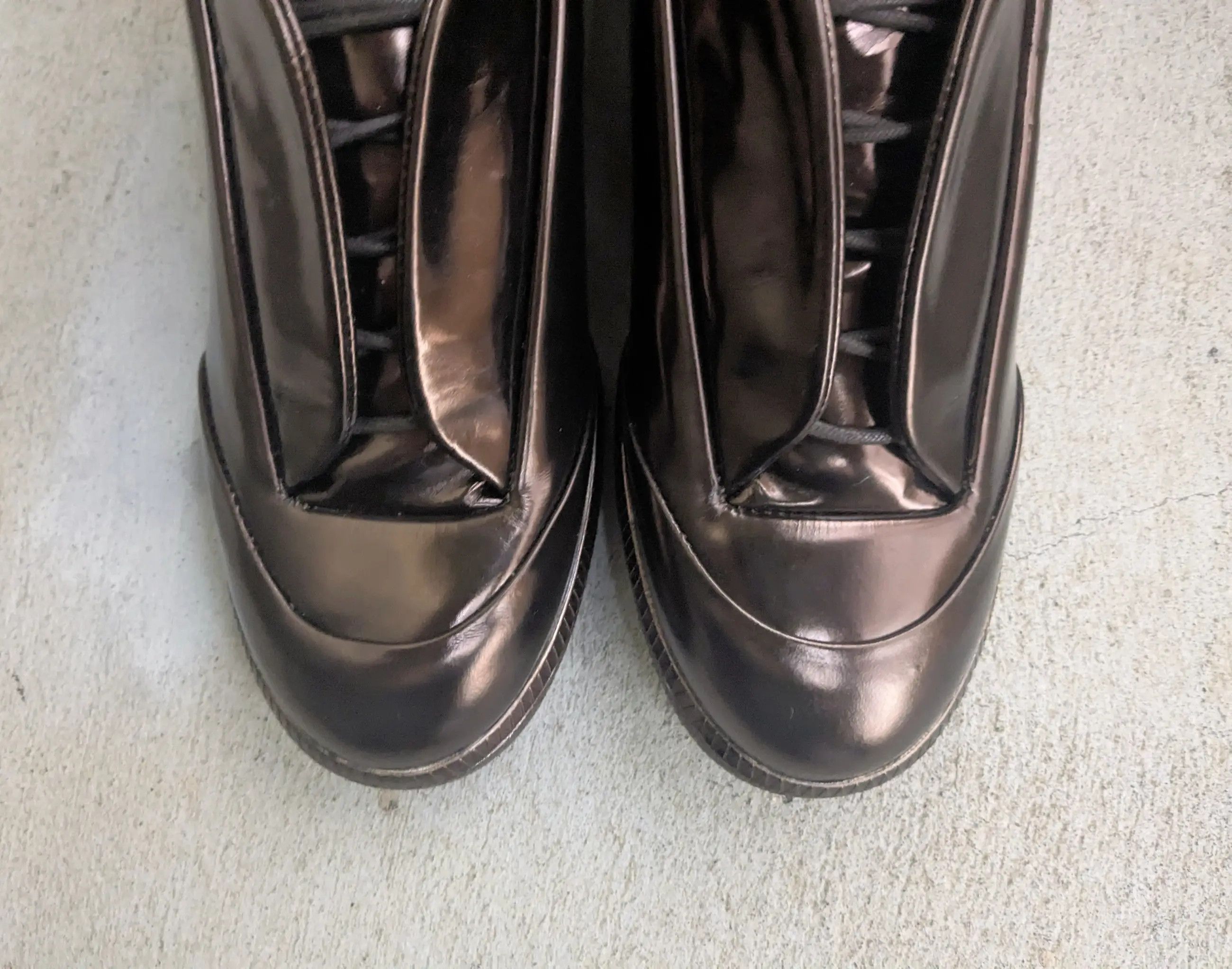 Maison Margiela Maison Margiela Brown 8 41 Metallic High Tops Leather Size US 8 / EU 41 - 3 Thumbnail