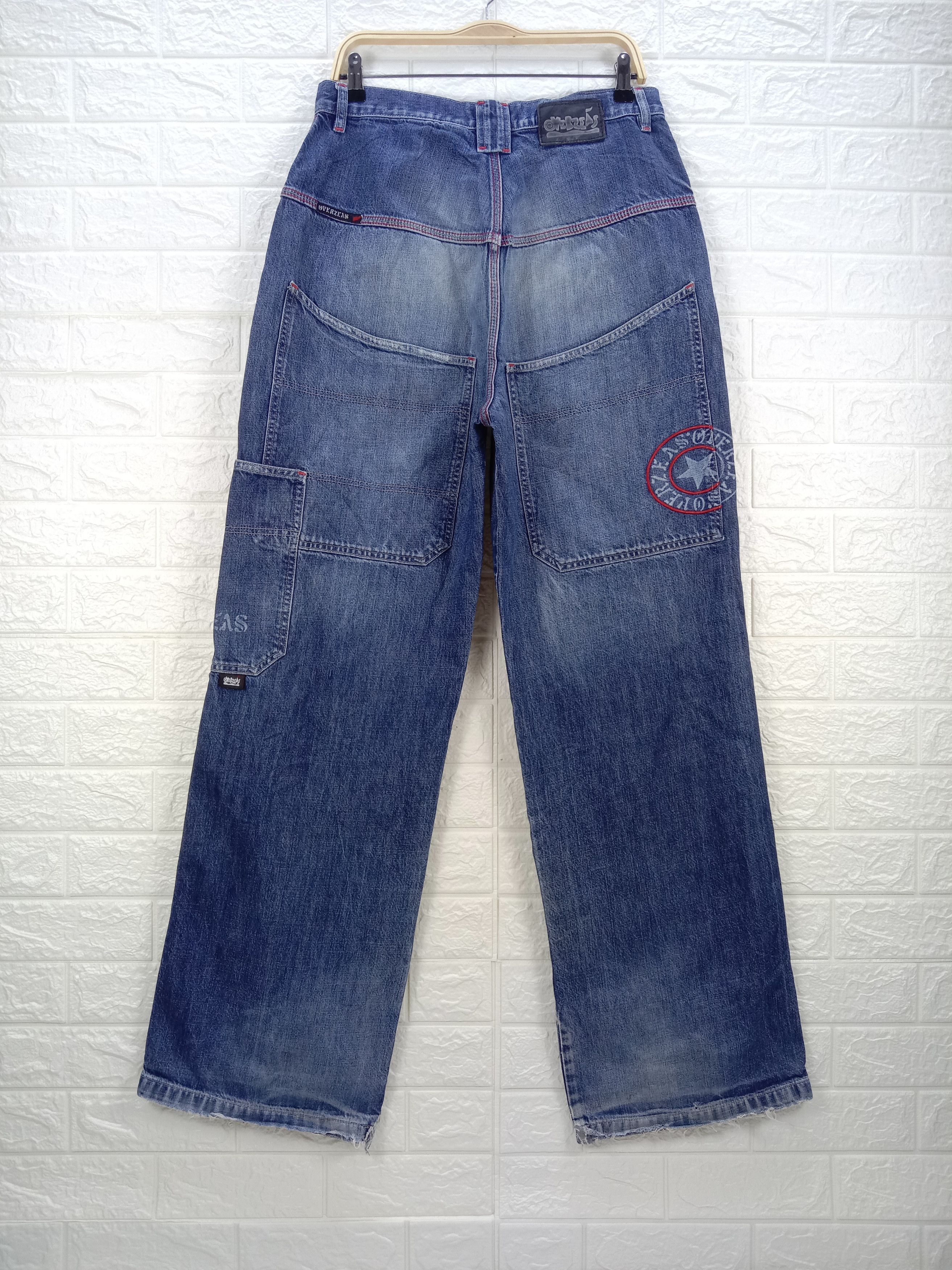 Japanese Brand Baggy Jeans Japanese Multi Pocket Cargo Wide Denim Size US 32 / EU 48 - 5 Thumbnail