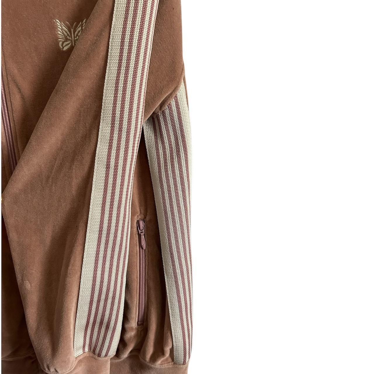 Japanese Brand × Needles × Nepenthes LIGHT BROWN NEEDLES VELOUR TRACK JACKET Size US M / EU 48-50 / 2 - 3 Thumbnail