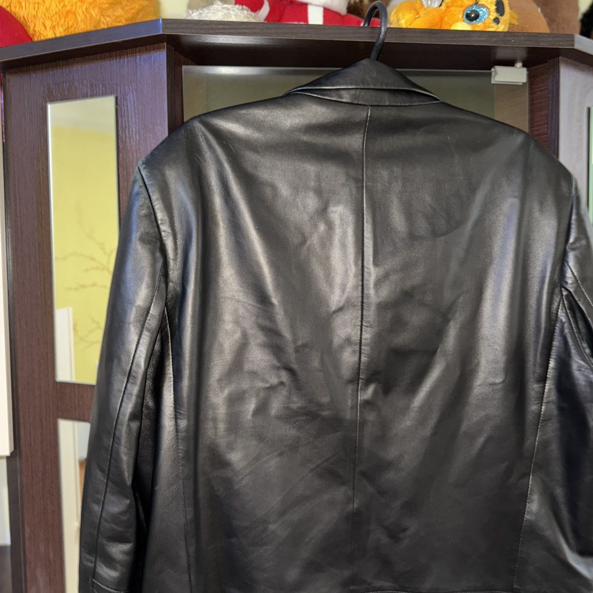 Hugo Boss Vintage 90s Hugo Boss Leather Jacket Coat Size US XL / EU 56 / 4 - 16 Thumbnail