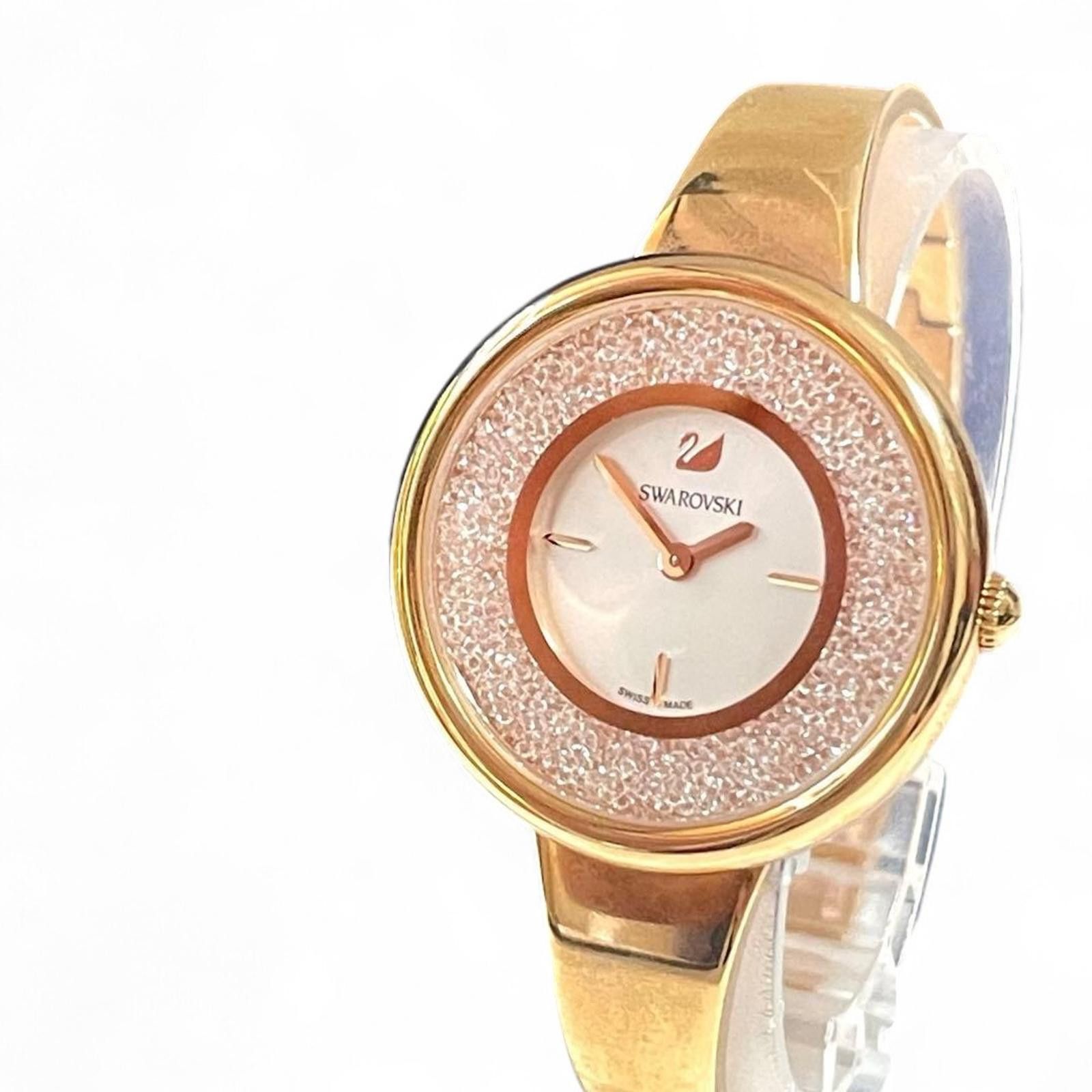 Swarovski Swarovski - Women's Crystal-Embellished Gold Tone Watch Size ONE SIZE - 2 Thumbnail