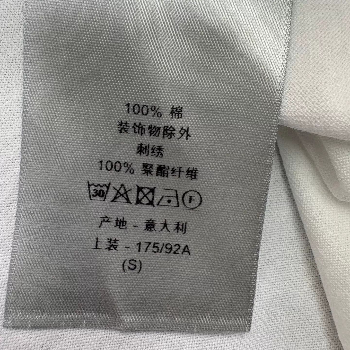 Dior Dior Logo & Rose Embroidered SS T S Italian Cotton Size US S / EU 44-46 / 1 - 8 Thumbnail