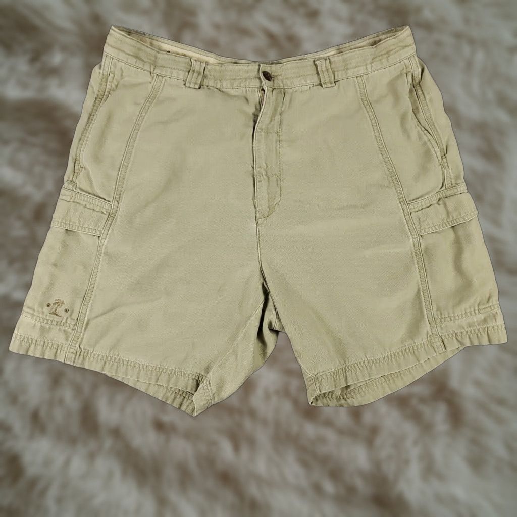 Tommy Bahama VINTAGE Tommy Bahama Cargo Shorts Mens 38 Beige Outdoor Hiking Camping Fall Summer Outdoor Mens Size US 38 / EU 54 - 1 Thumbnail