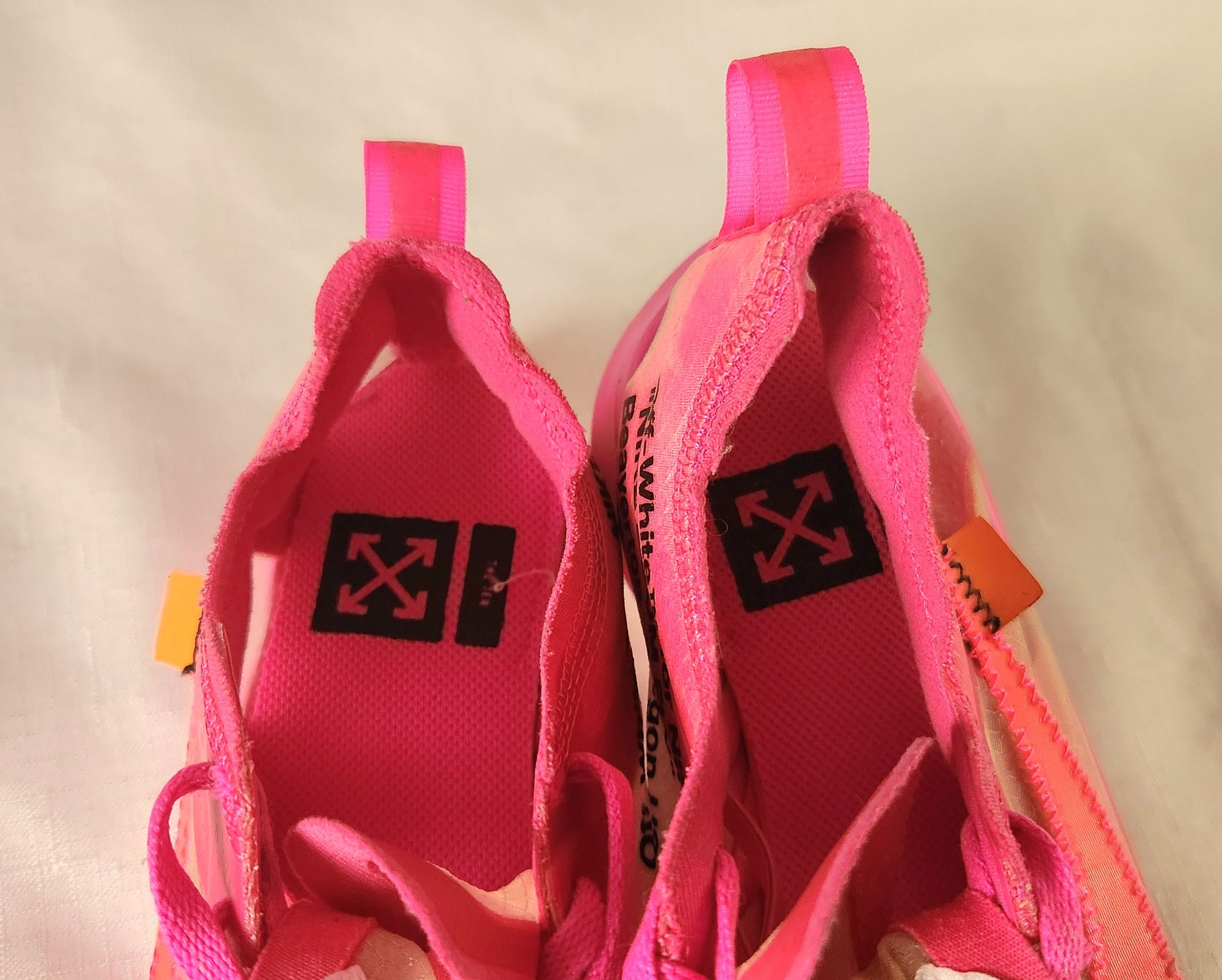 Nike × Off-White Nike Zoom Fly SP x OFF-WHITE ‘Pink’ AJ4588-600 Men’s Size 5 Size US 5 / EU 37 - 10 Thumbnail