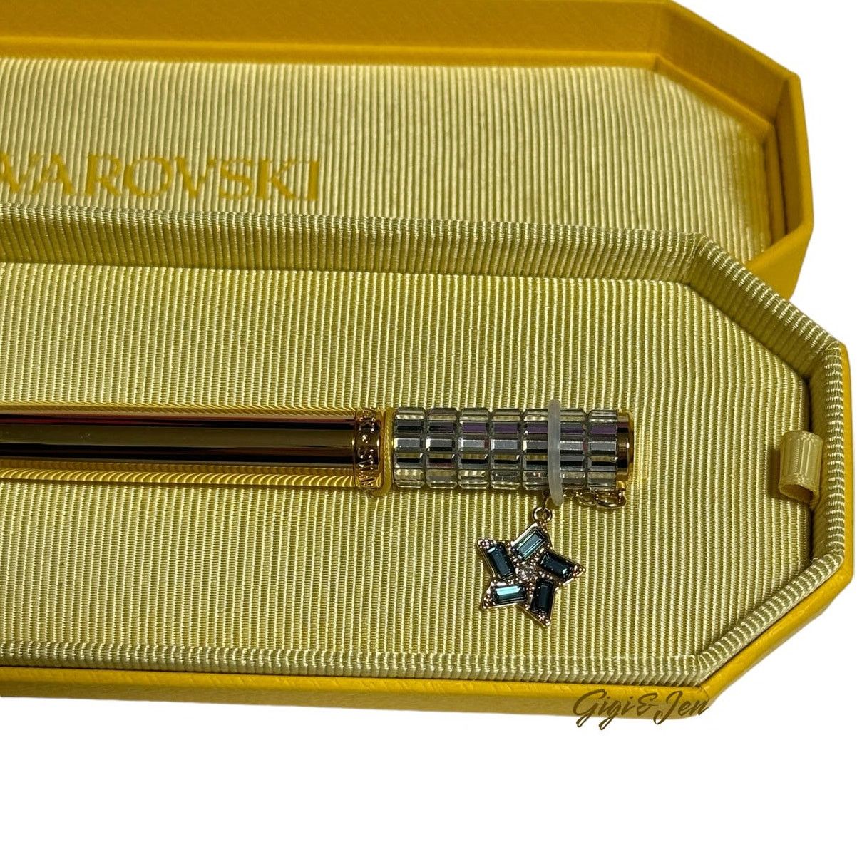 Swarovski Swarovski Celebration 2022 ballpoint pen Star, White, Gold Size ONE SIZE - 4 Thumbnail