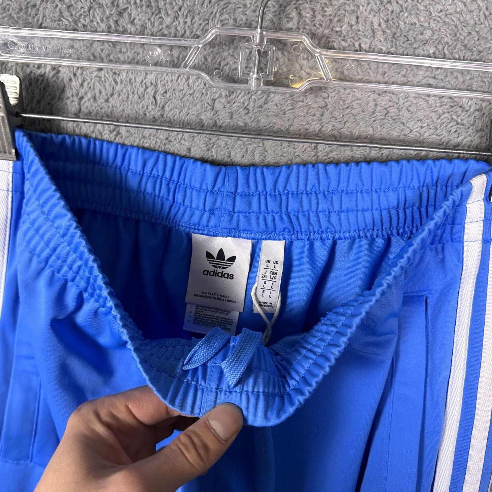 Adidas Adidas Originals Track Pants Mens L SST Firebird Jogger Sweatpant Denver Nuggets Size US 33 - 7 Thumbnail