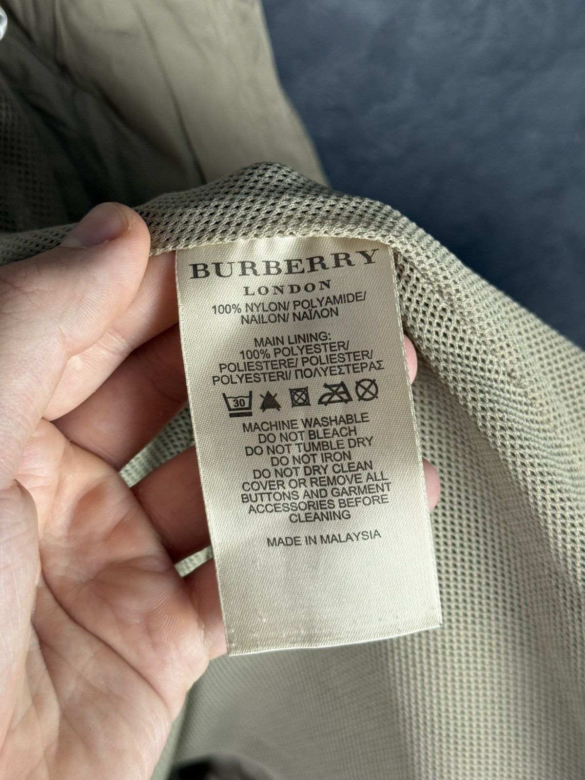 Burberry BURBERRY Beige Nylon Belted Women’s Double Trench Coat Size M / US 6-8 / IT 42-44 - 16 Thumbnail
