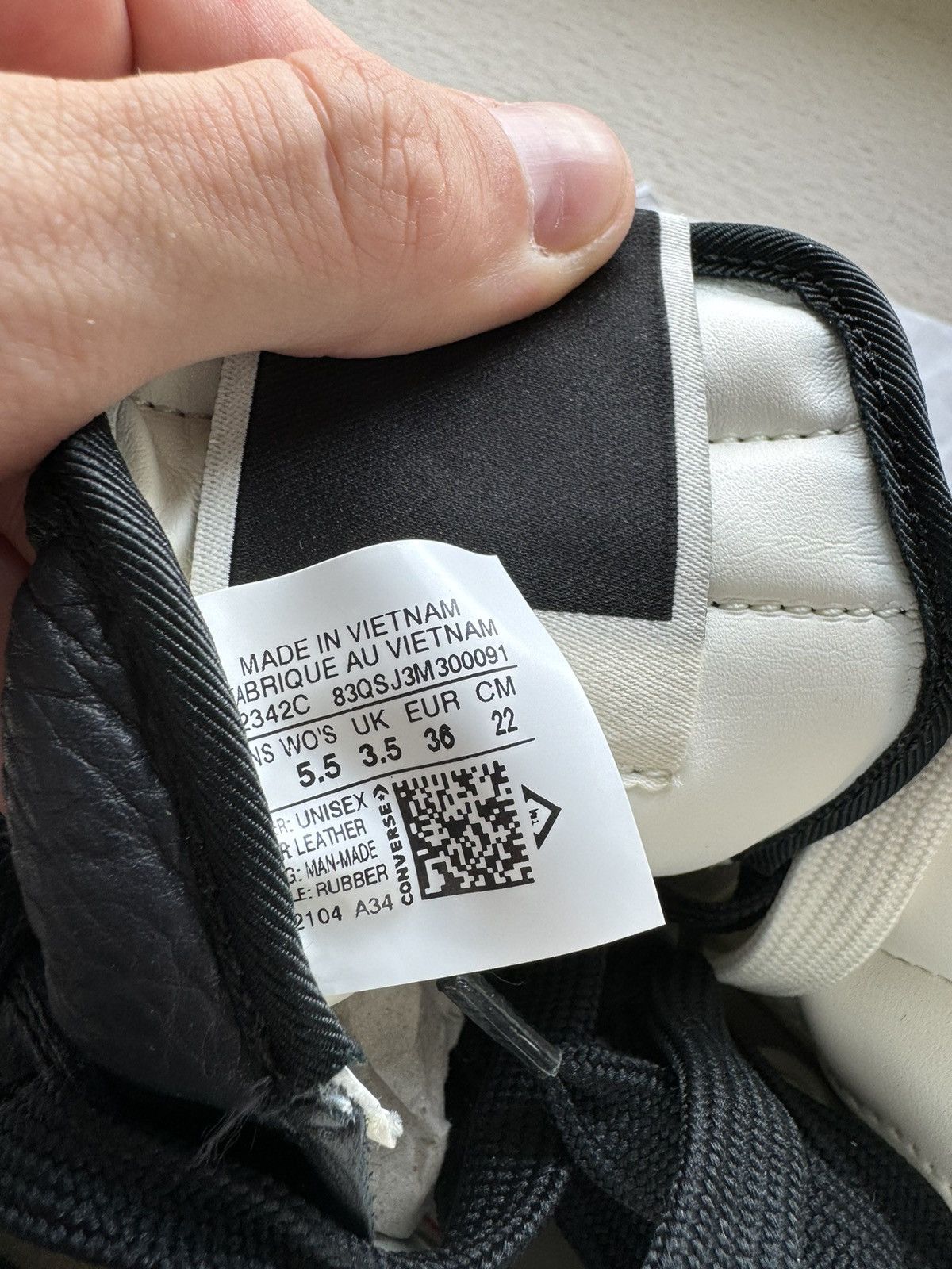Converse × Rick Owens Drkshdw NEW | TURBOWPN DRKSHDW X CONVERSE WOMENS BLACK/MILK Size US 6 / IT 36 - 6 Thumbnail