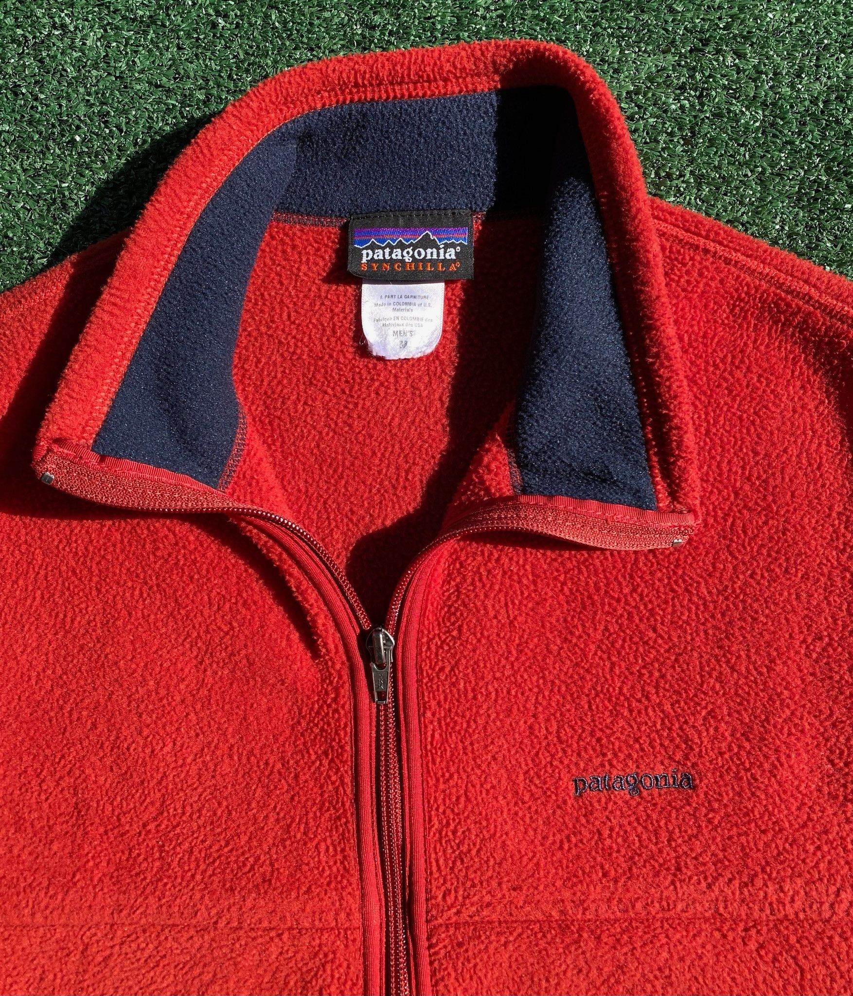 Patagonia 90’s Patagonia Synchilla Red Fleece Full Zip Vest Medium Size US M / EU 48-50 / 2 - 7 Thumbnail