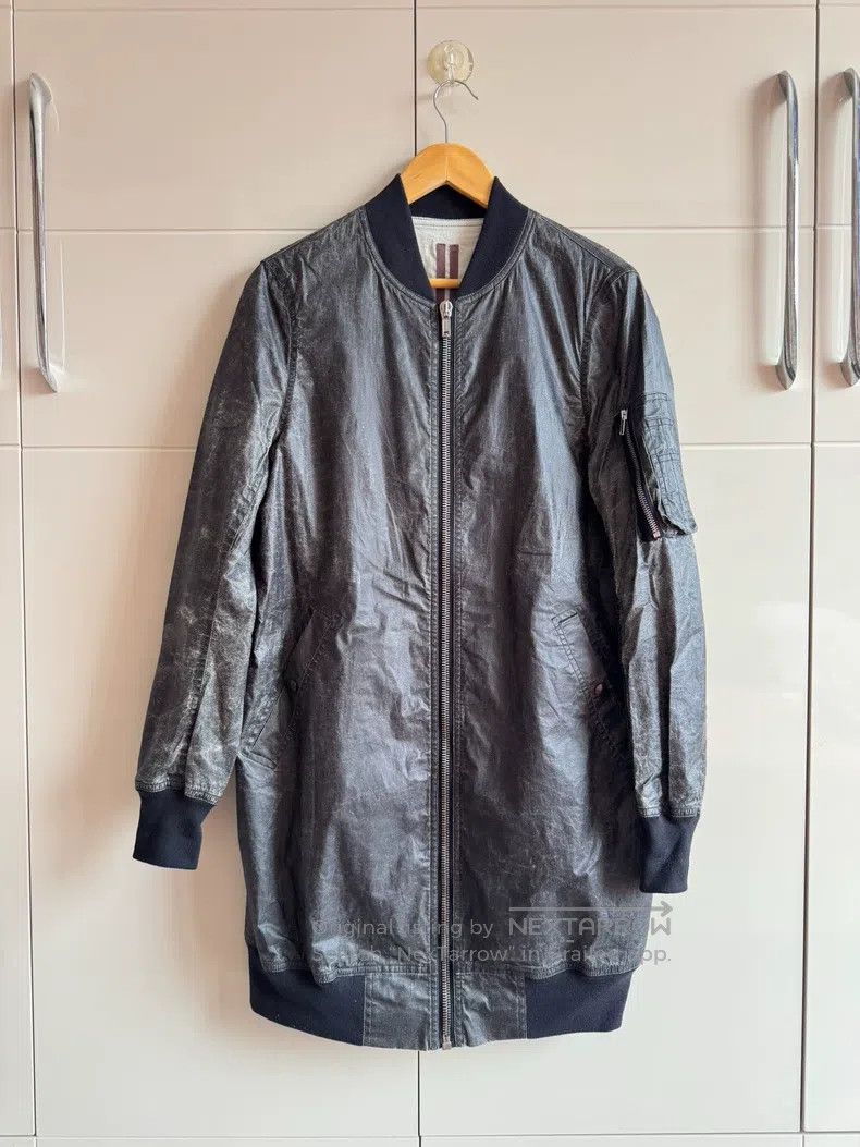 Rick Owens Rick Owens Black Baseball Collar Jacket Size US XS / EU 42 / 0 - 1 Thumbnail
