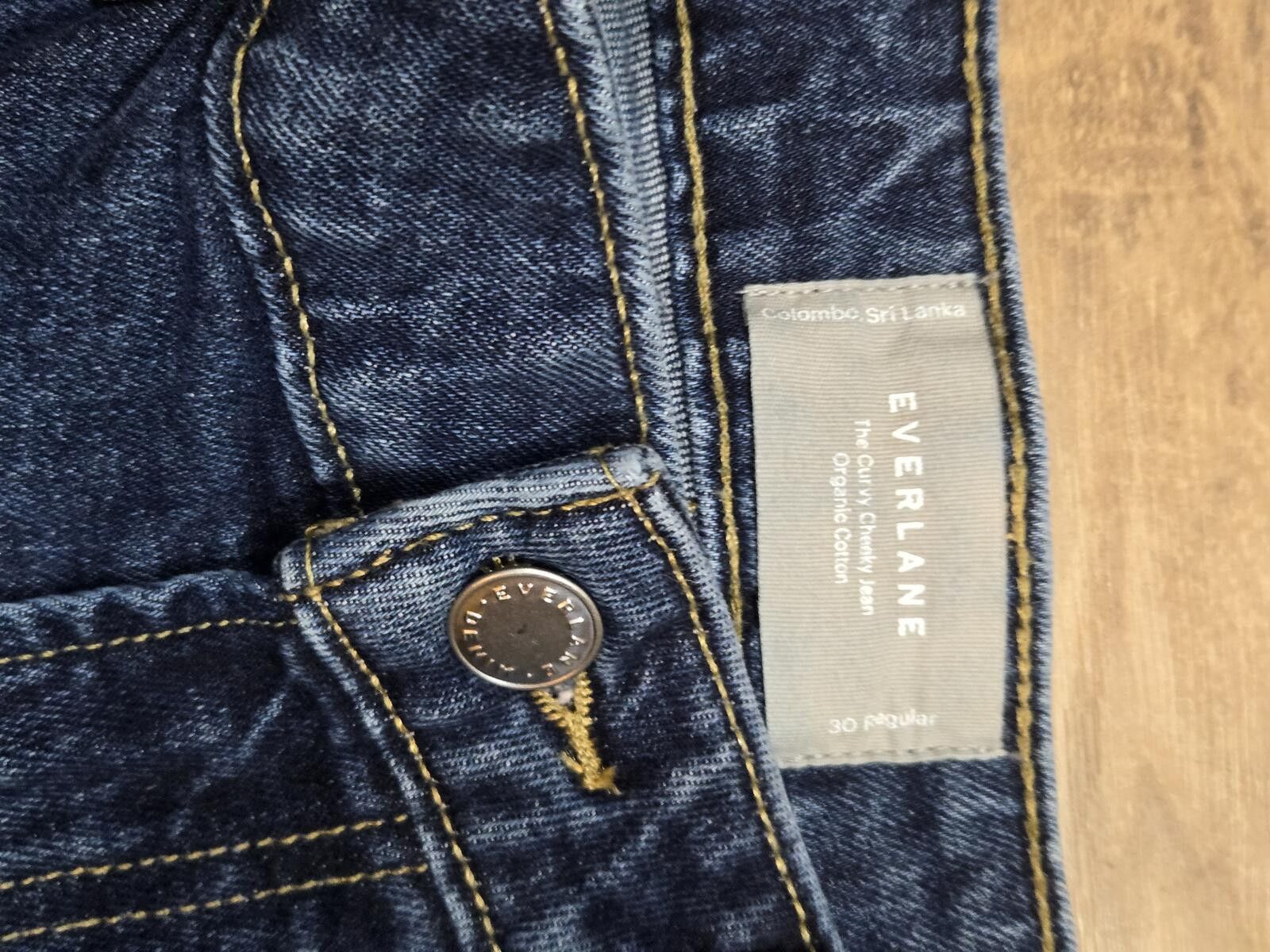 Everlane Everlane The Curve Cheeky Jeans / High Rise Indigo Denim 30R Size 30" / US 8 / IT 44 - 6 Thumbnail
