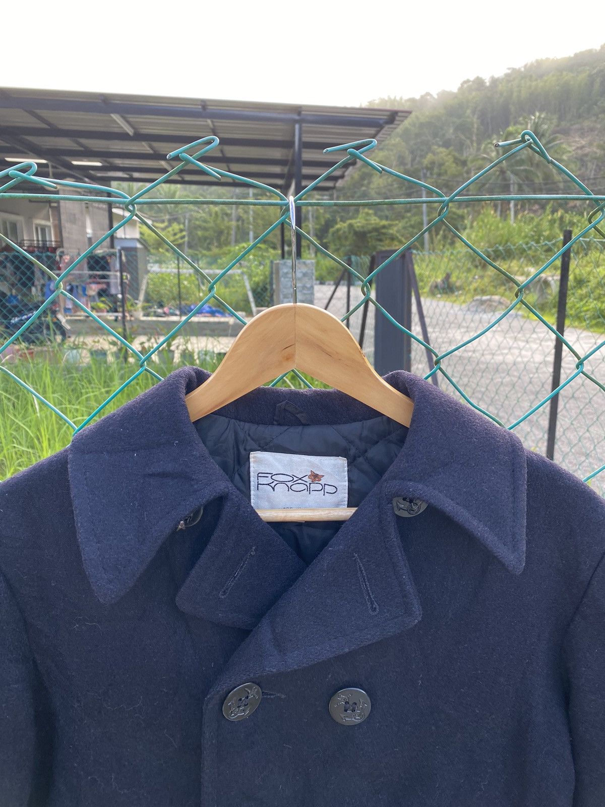 Vintage AW Vintage Fox Knapp peacoat jacket Size M / US 6-8 / IT 42-44 - 4 Thumbnail