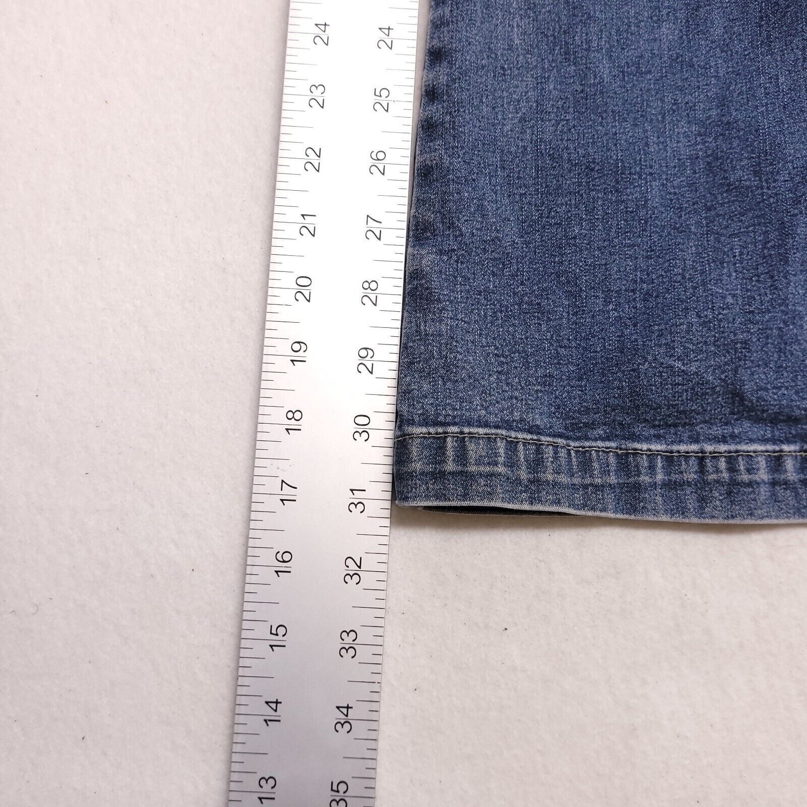 Lee Lee One True Fit Button Zip Denim Jeans Women Size 9/10 Blue Size 32" / US 10 / IT 46 - 9 Thumbnail