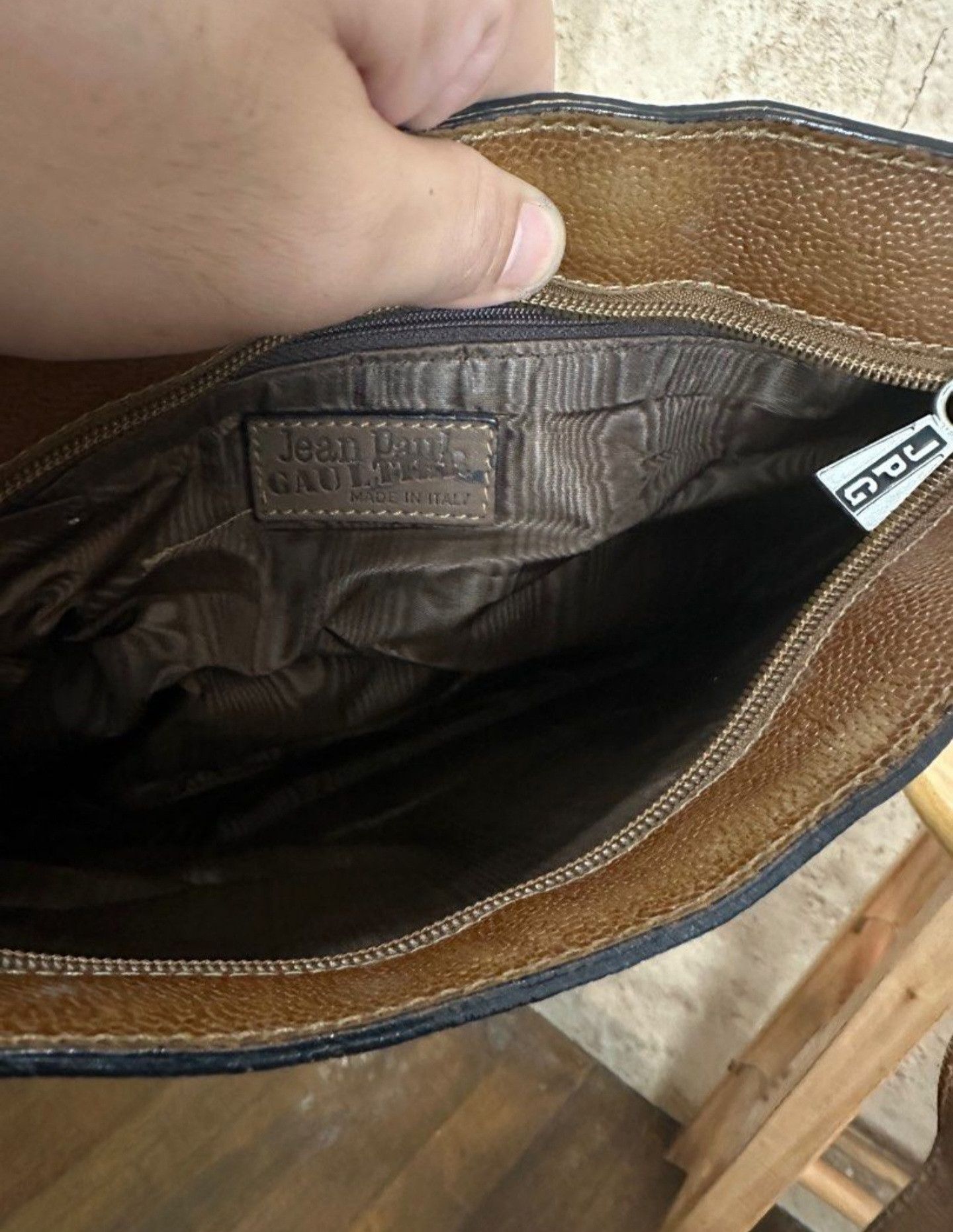 Jean Paul Gaultier Jean paul gaultier Angel print leather sling bag Size ONE SIZE - 6 Thumbnail