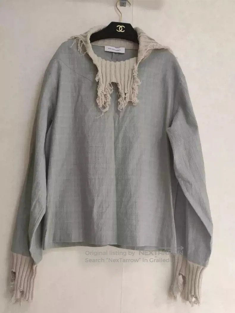 Kiko Kostadinov Kiko kostadinov destroys collared long-sleeve spliced pullo Size US M / EU 48-50 / 2 - 1 Thumbnail