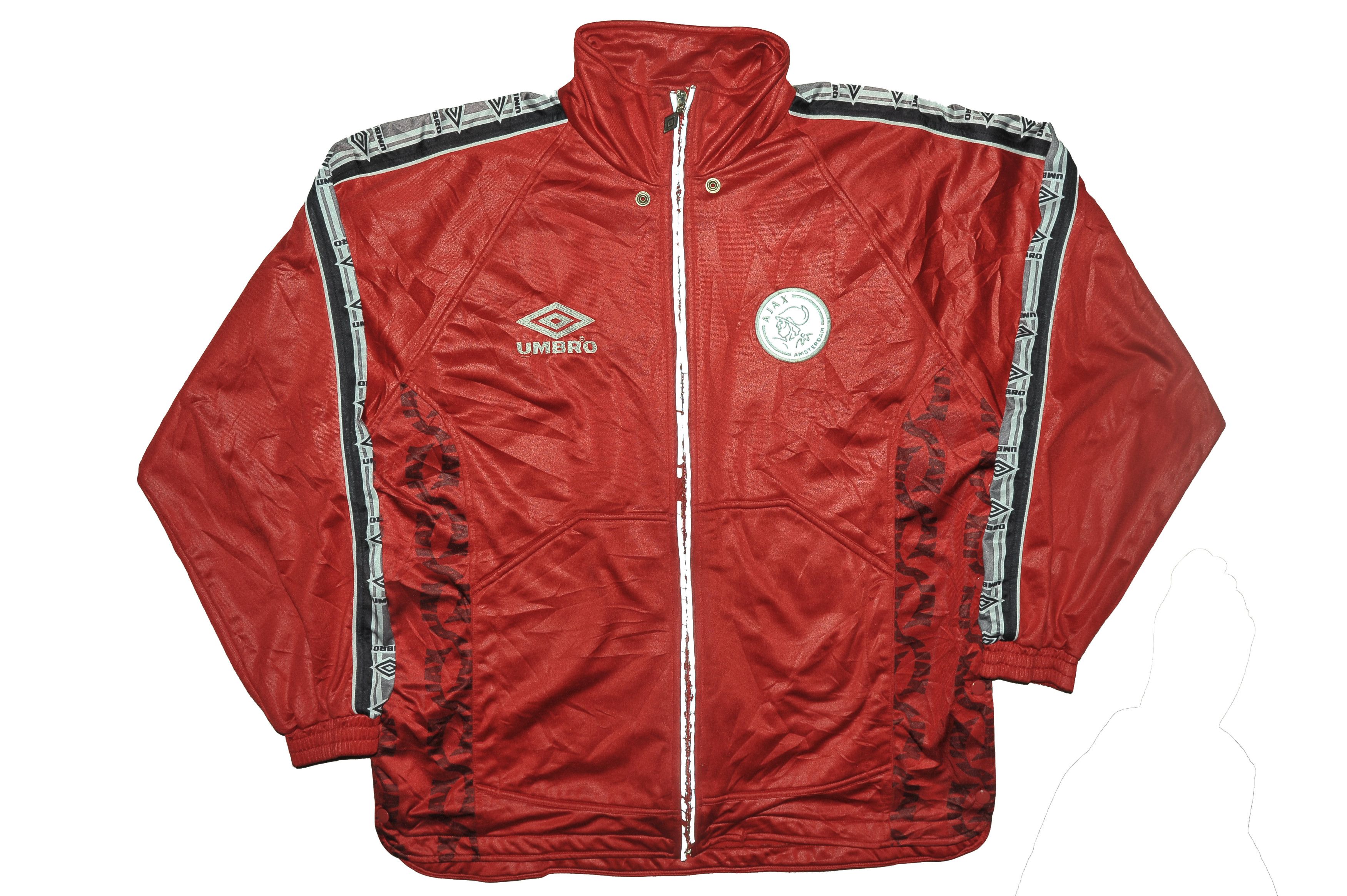 Umbro Vintage 90s Umbro Ajax Amsterdam Jacket Size US XL / EU 56 / 4 - 1 Thumbnail
