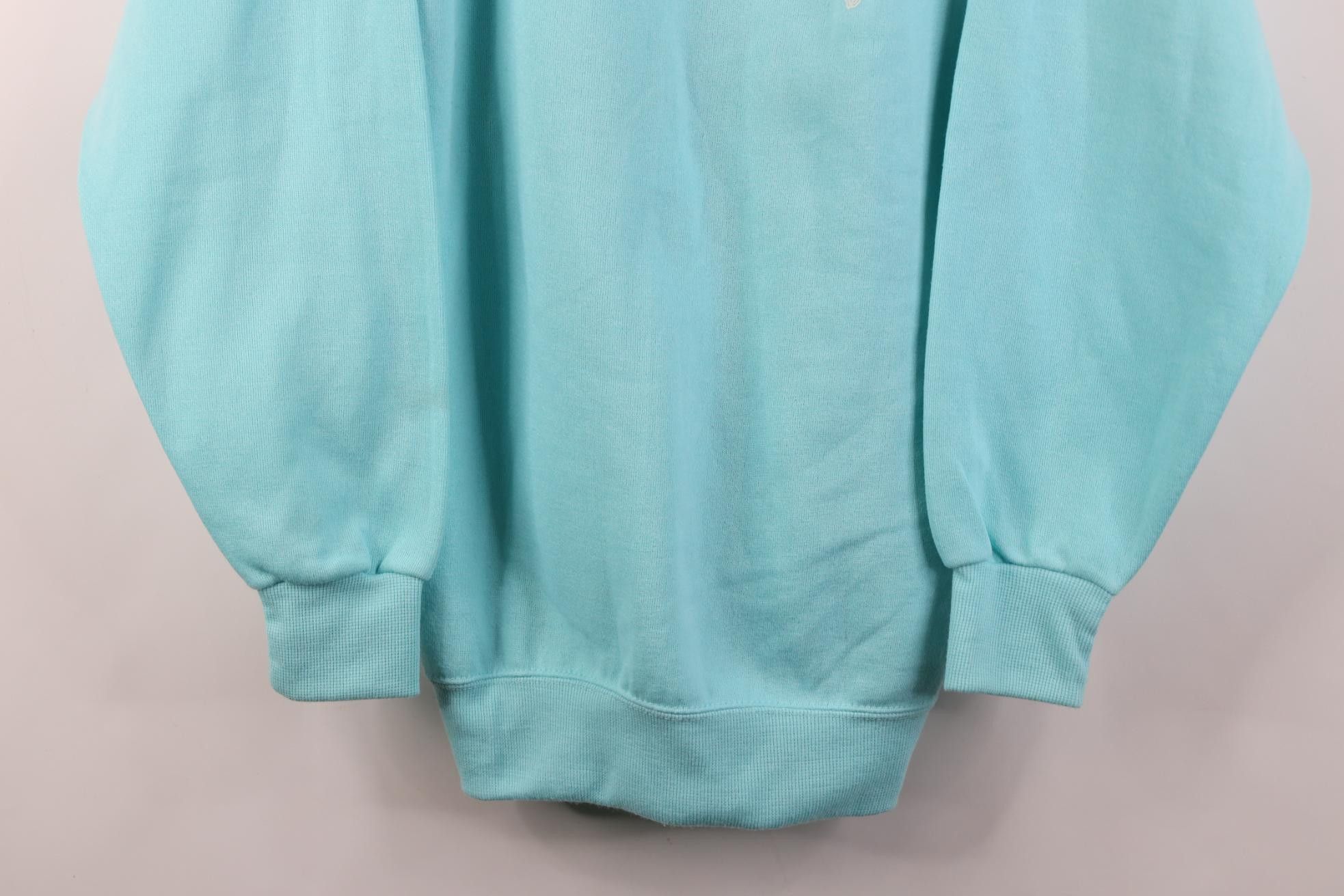 Wrangler Vintage 70s Wrangler Crewneck Sweatshirt Light Blue USA Size US XXL / EU 58 / 5 - 3 Thumbnail