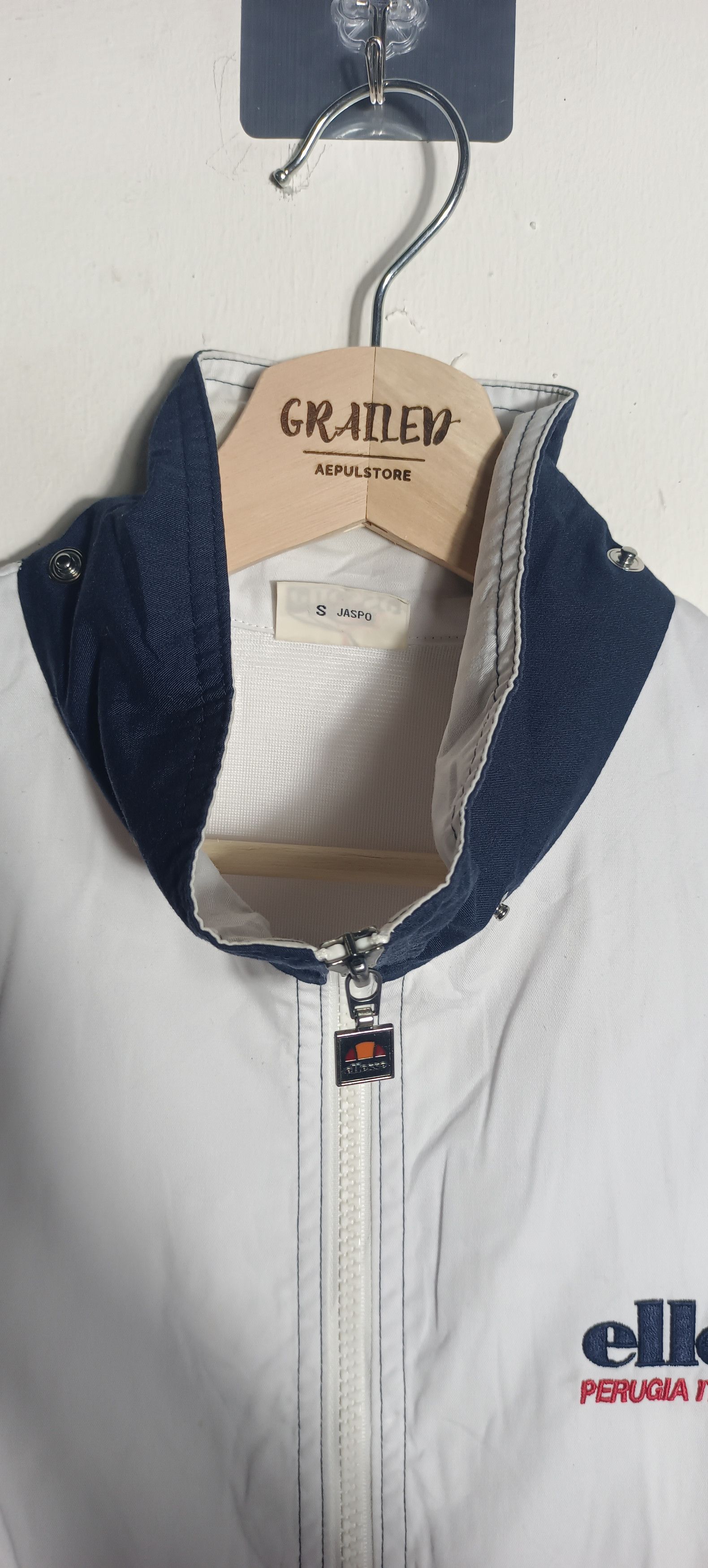 Ellesse 🔥🔥VINTAGE ELLESE JACKET FULL ZIPPER Size US L / EU 52-54 / 3 - 6 Thumbnail