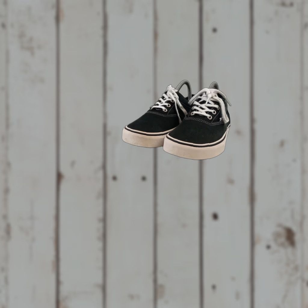 Vans VANS Off The Wall Women’s 9.5 Black & White Low Top Shoes Skateboard 721356 Size M / US 6-8 / IT 42-44 - 1 Thumbnail