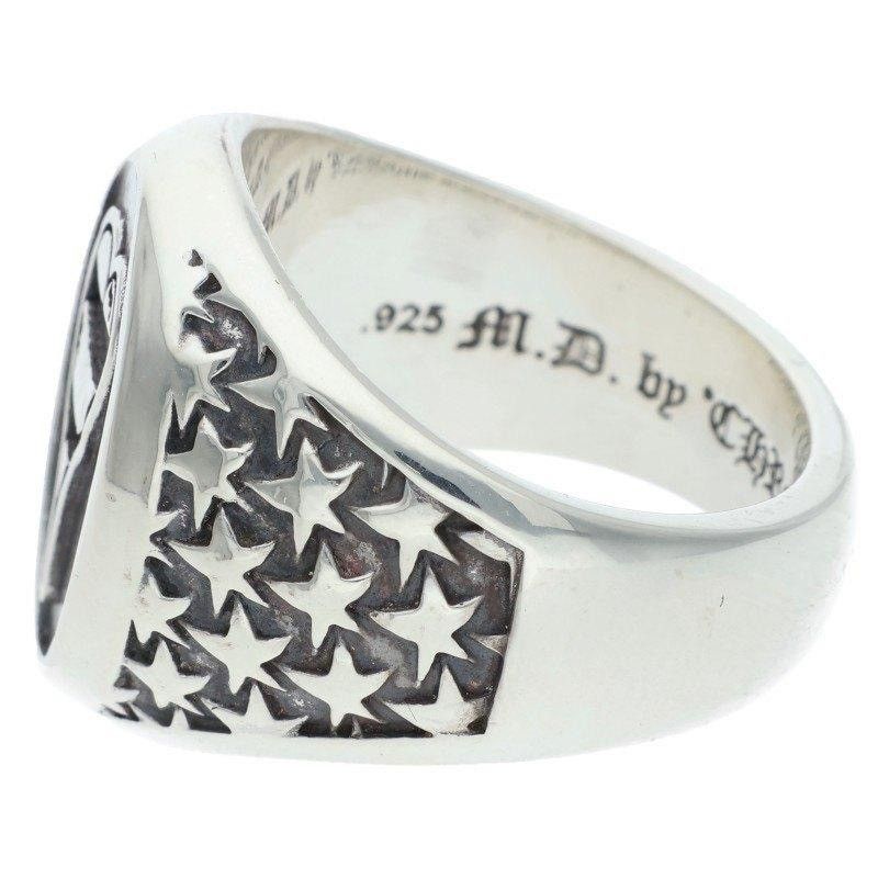 Chrome Hearts US10 Chrome Hearts CAMEO STRIPED HEART ring 20 Size ONE SIZE - 5 Thumbnail